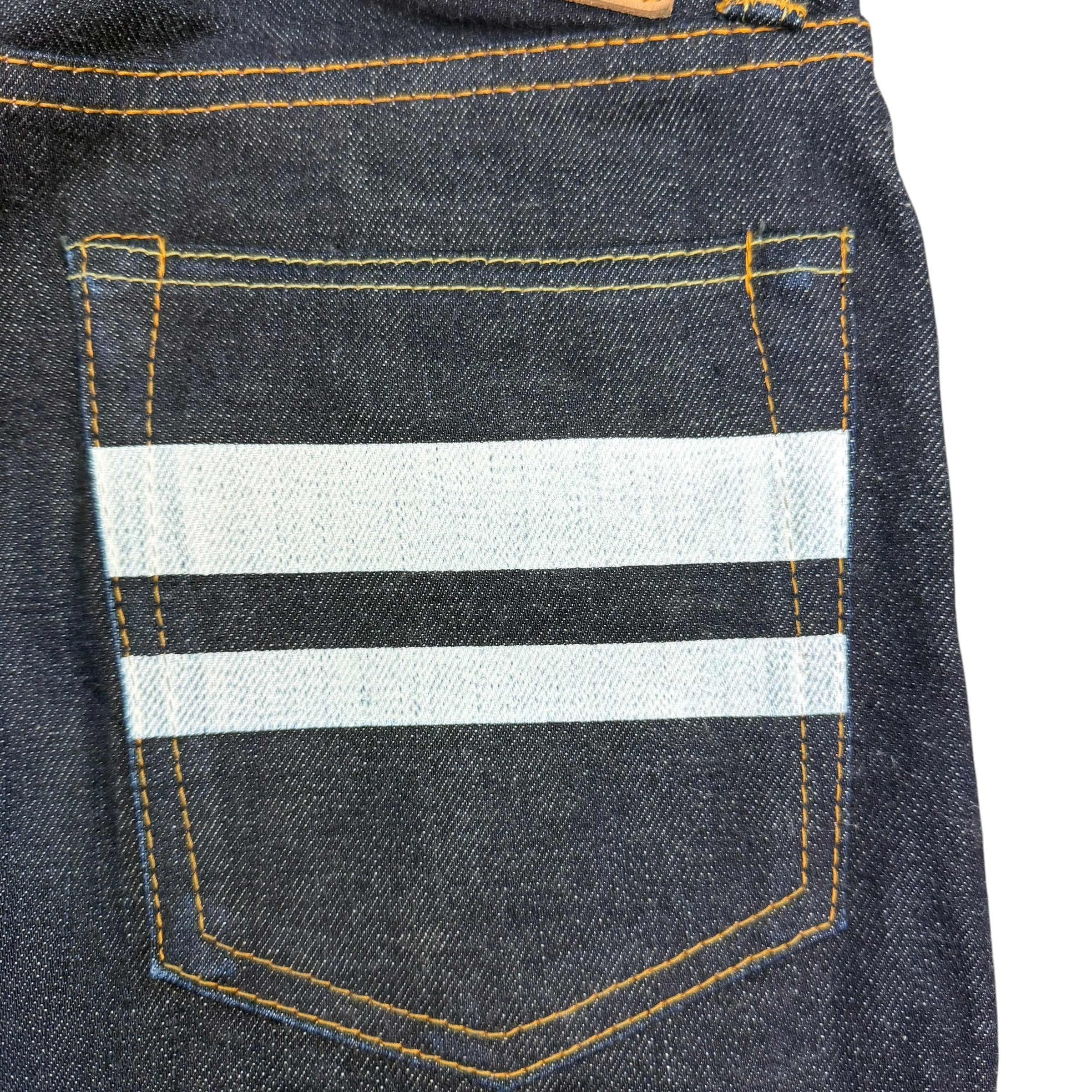 Momotaro Raw Denim Selvedge Jeans Indigo