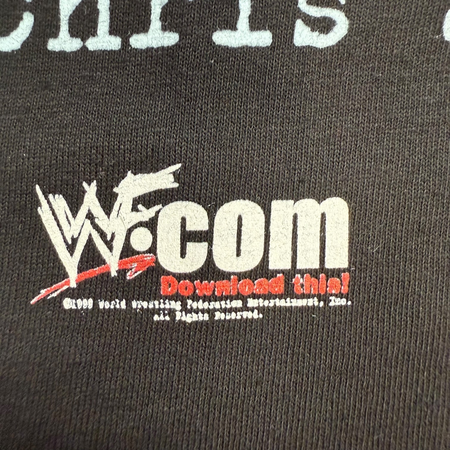 1999 WWF Chris Jericho Y2J Tee Black
