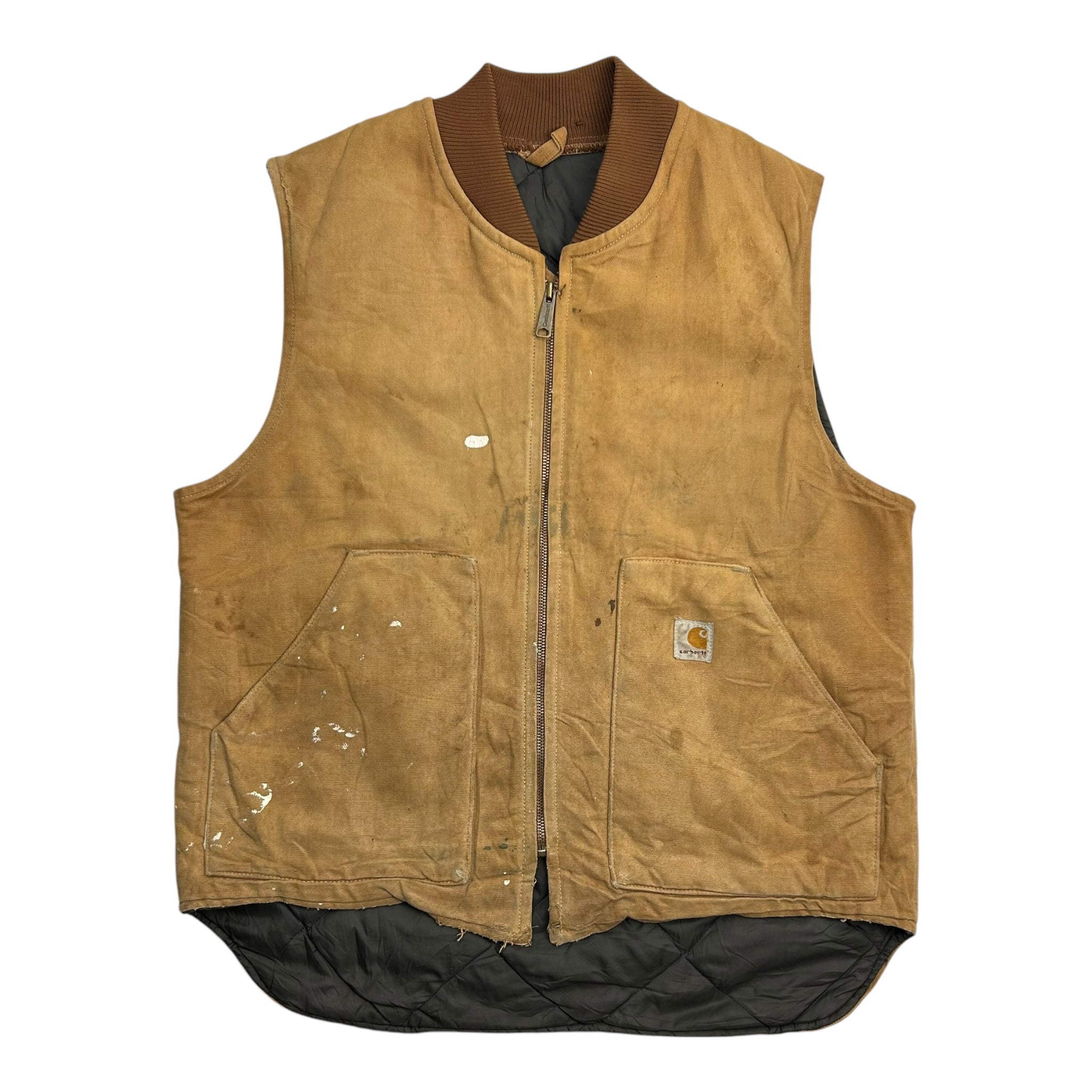 Carhartt Active Vest Classic Brown Distressed