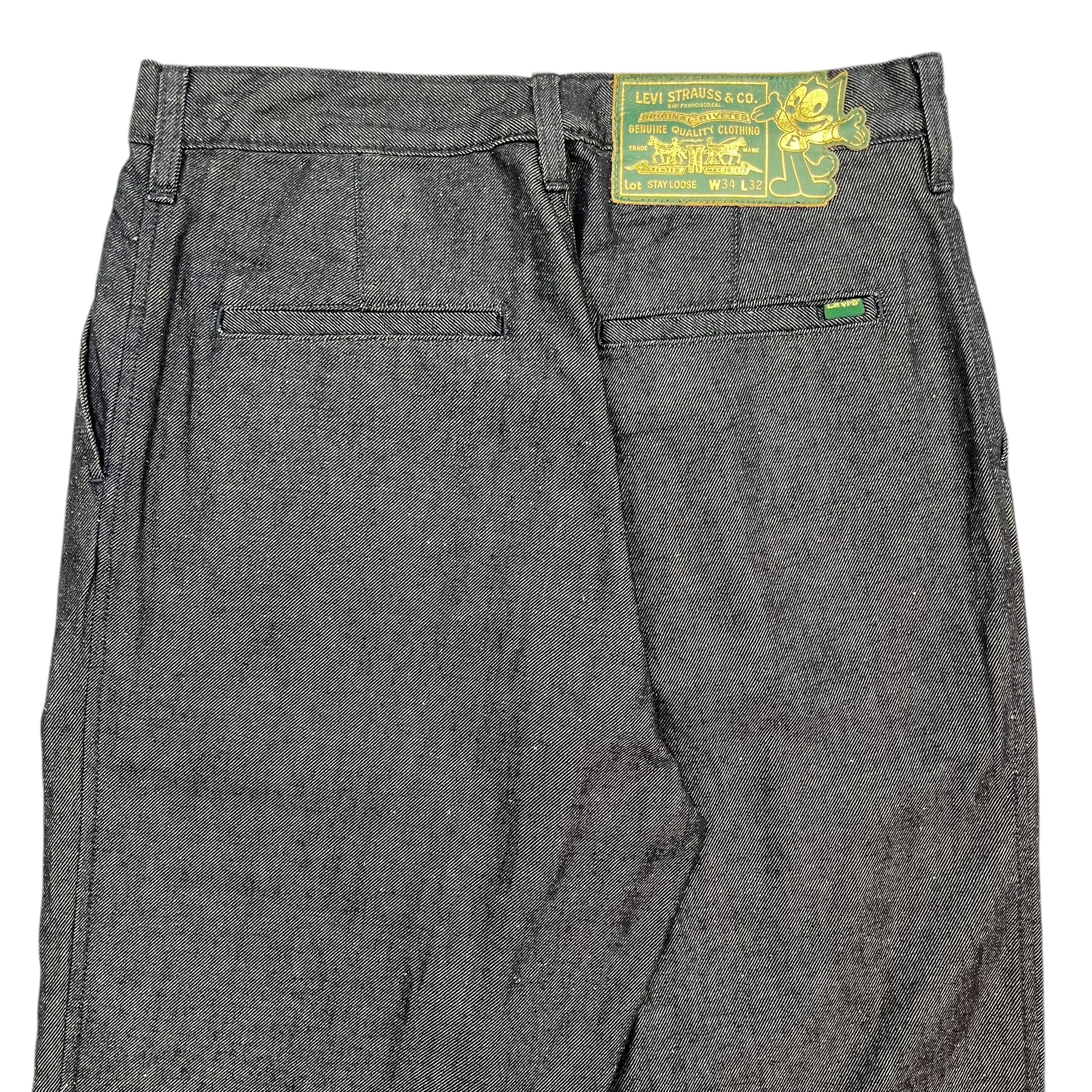 Levi’s Felix The Cat Stay Loose Denim Pants Dark Wash