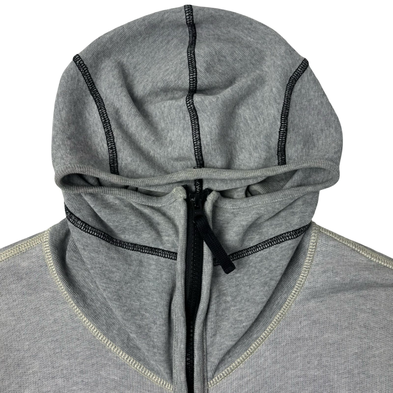 Stone Island Full Zip Hoodie Grey