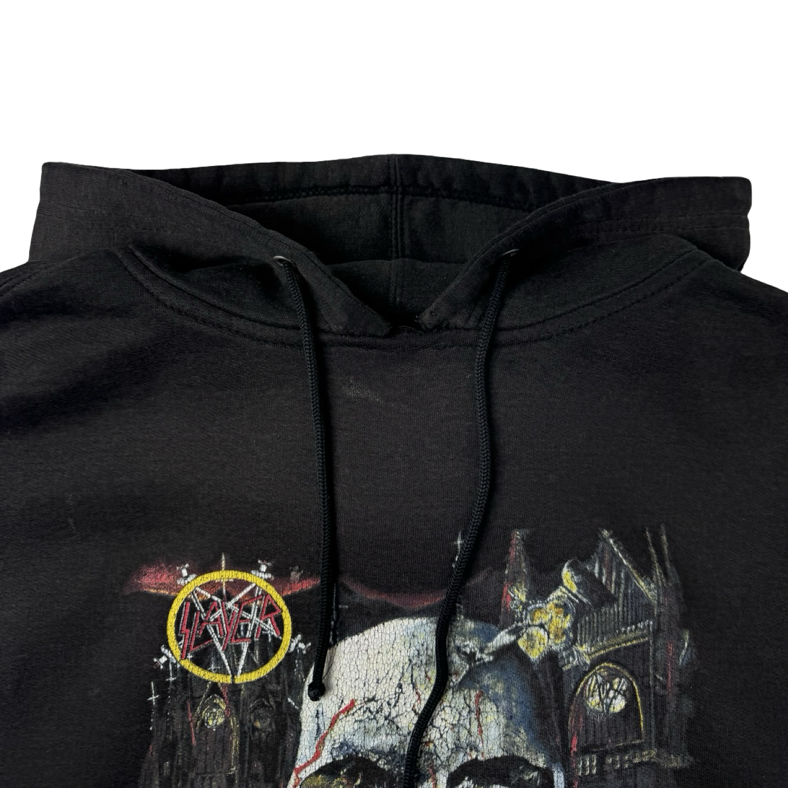 Vintage Y2K Slayer South of Heaven Graphic Hoodie Black