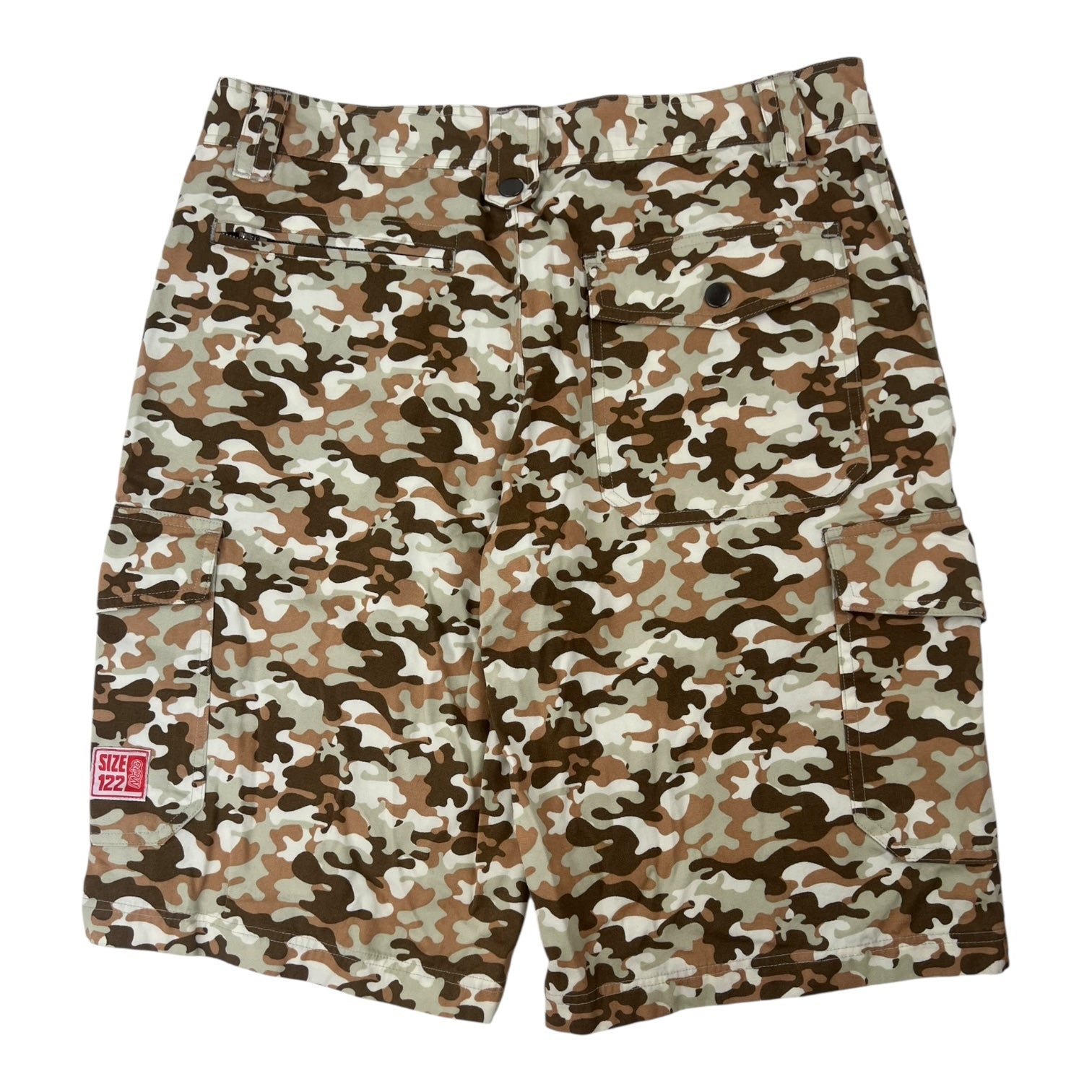 Vintage Moving Size 122 Camo Cargo Short