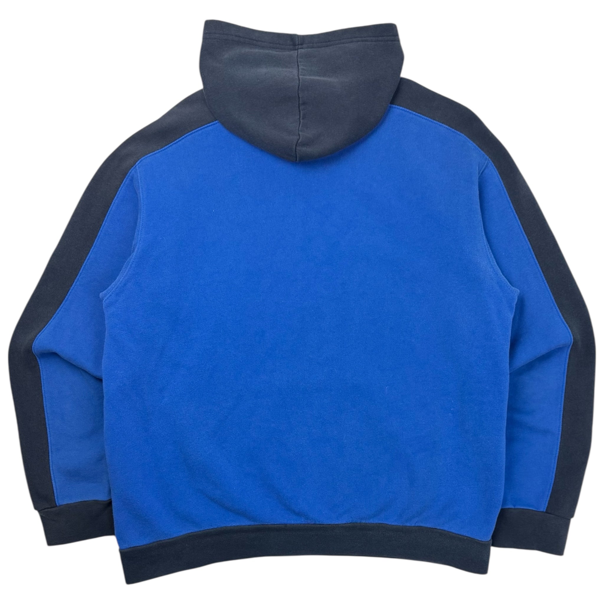 Vintage Y2K Blank Hoodie Blue