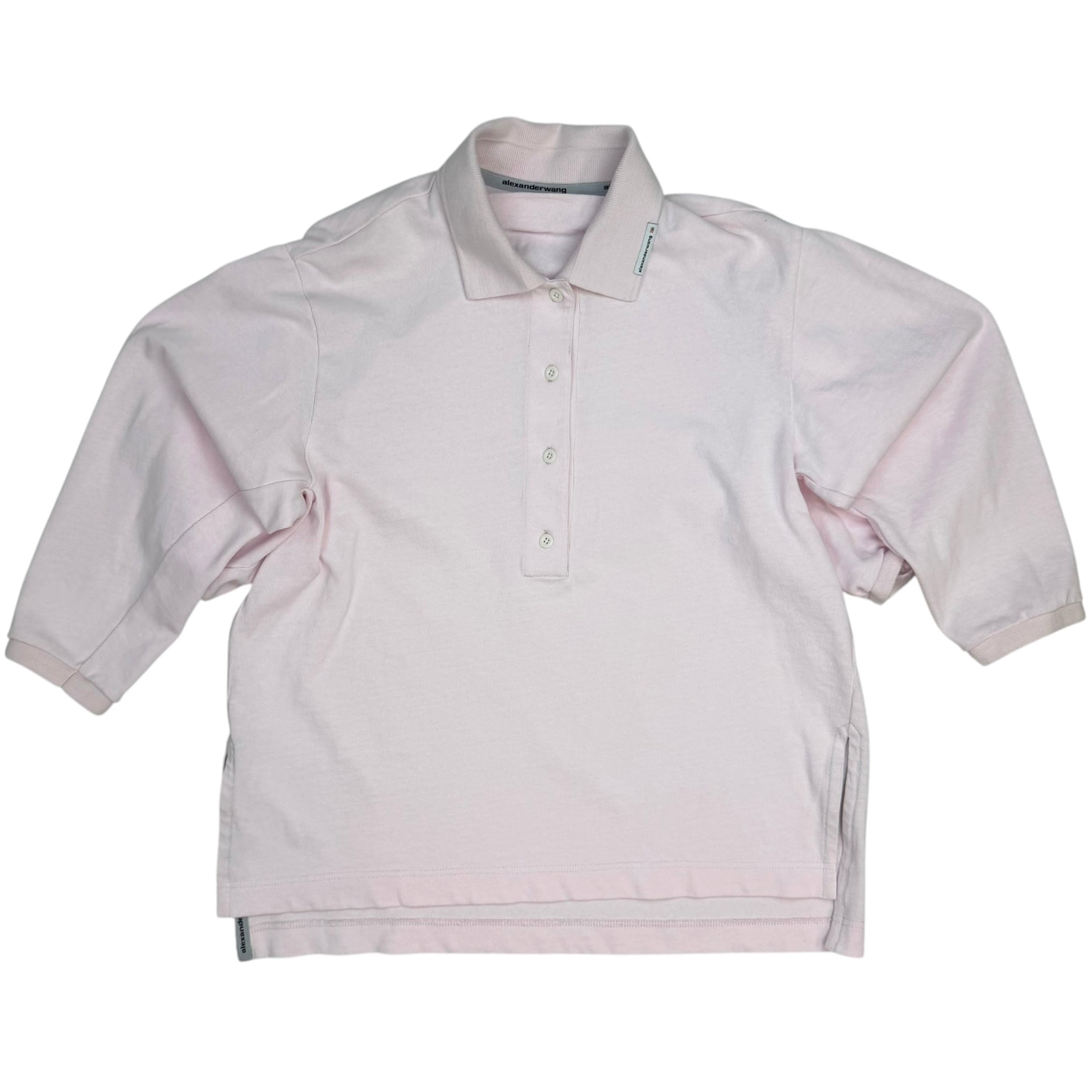 Alexander Wang Double Sleeve Polo Shirt Pink