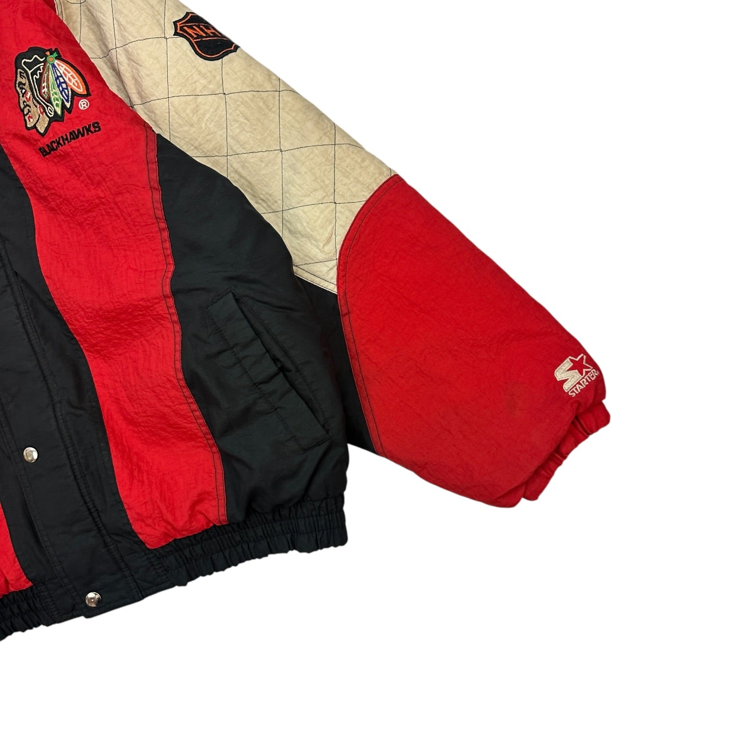 Vintage Chicago Blackhawks Starter Jacket Red/White