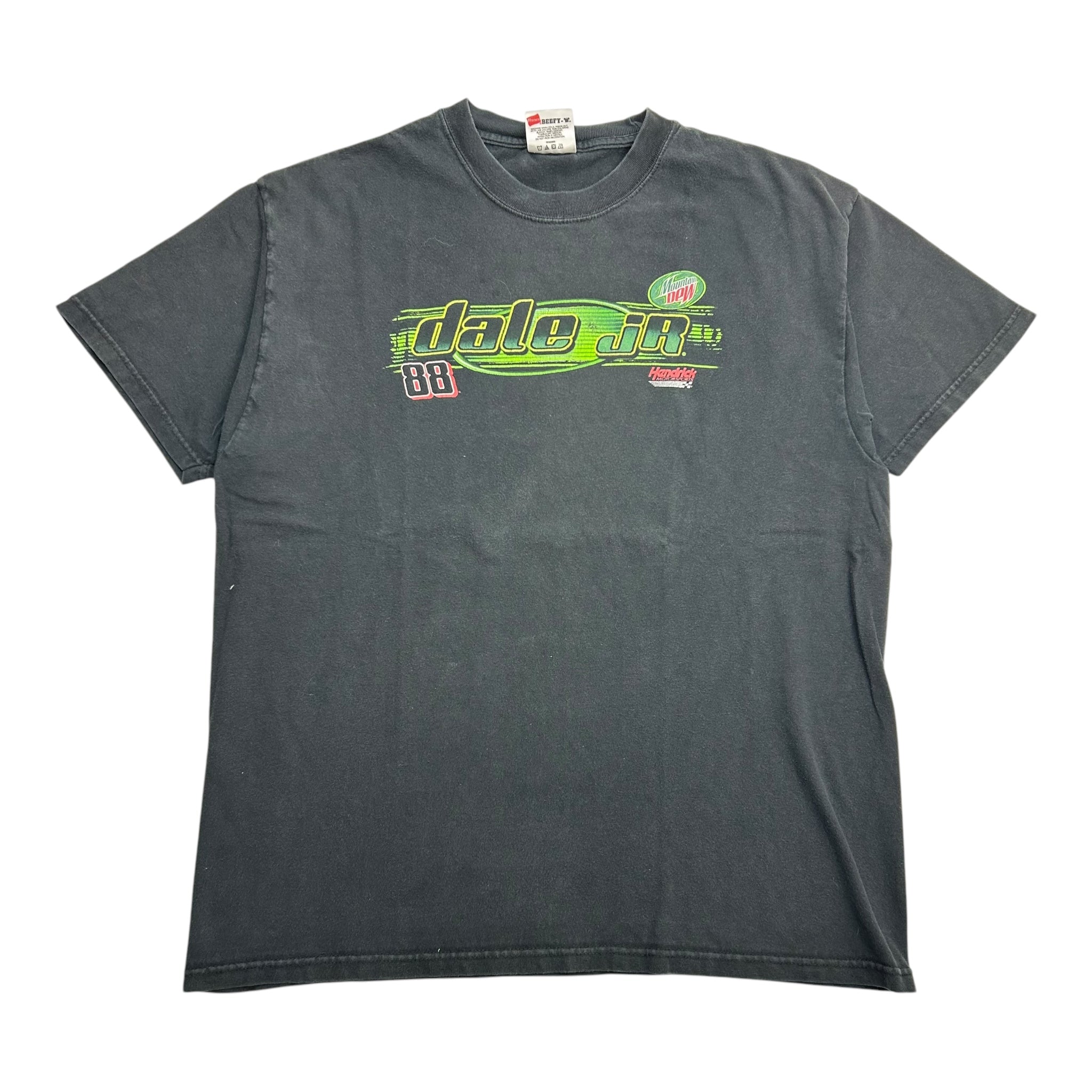 2007 Dale JR Mountain Dew Racing Tee Black