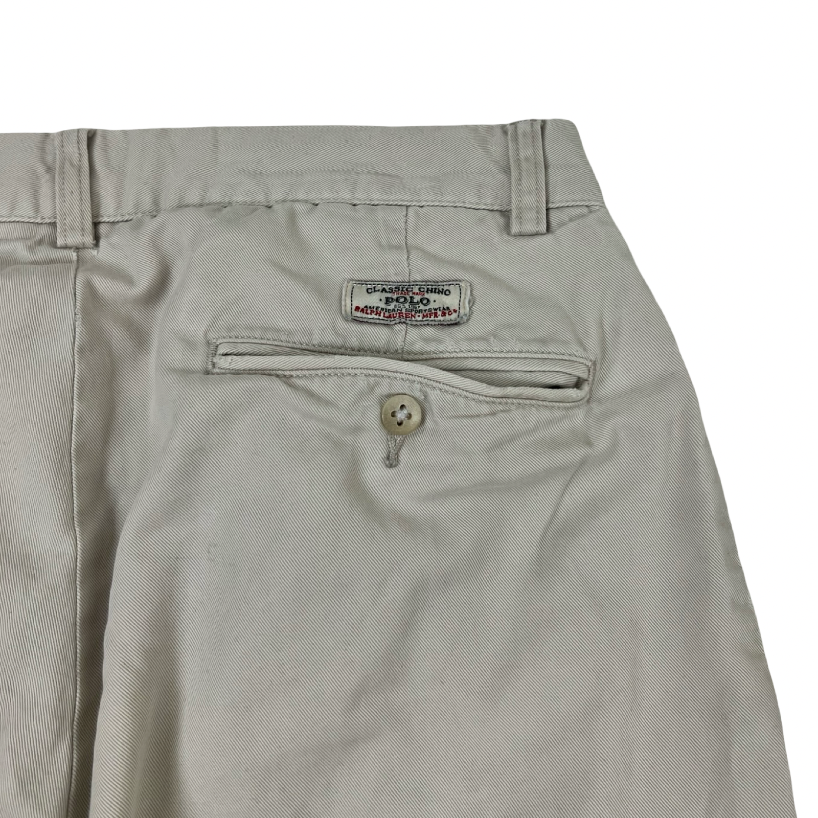Vintage Polo Ralph Lauren Andrew Pant Double Pleated Khaki Chinos