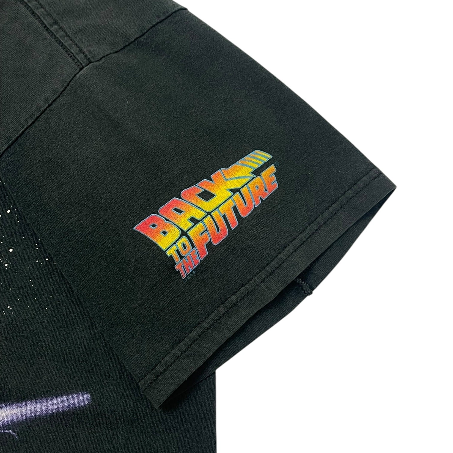 1996 Back to the Future Universal Promo T-Shirt Faded Black