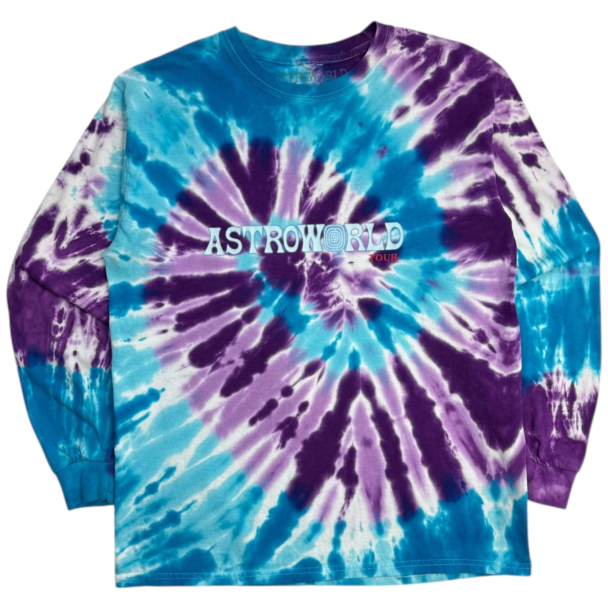 Astroworld Wish You Were Here Tie Dye LS T-Shirt
