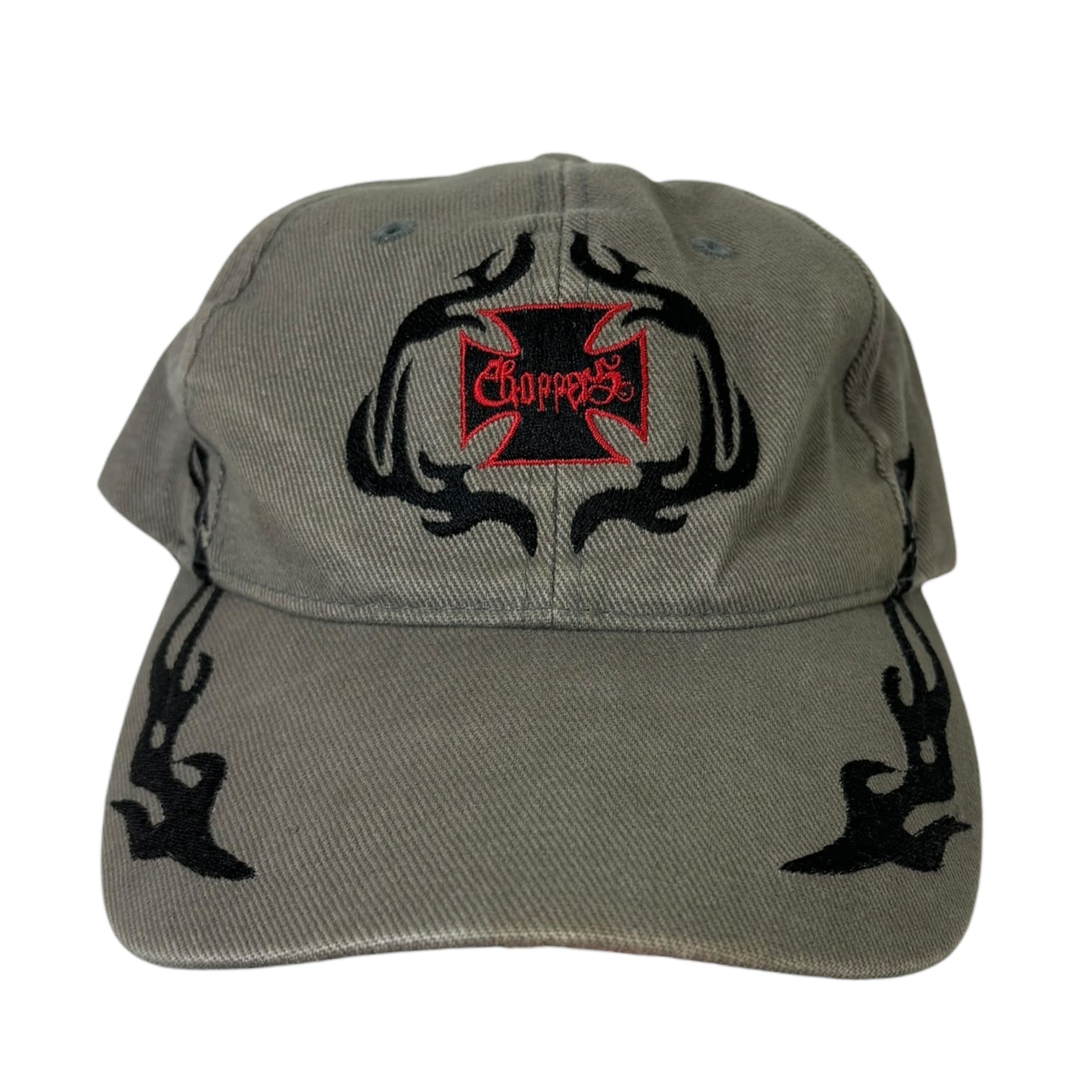 Vintage West Coast Choppers Tribal StrapBack Hat Grey