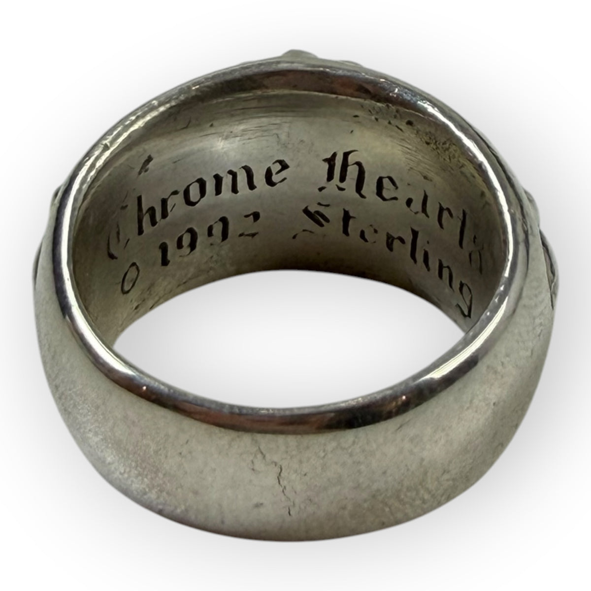 Chrome Hearts Keeper Ring Black Natural Diamonds NOT factory