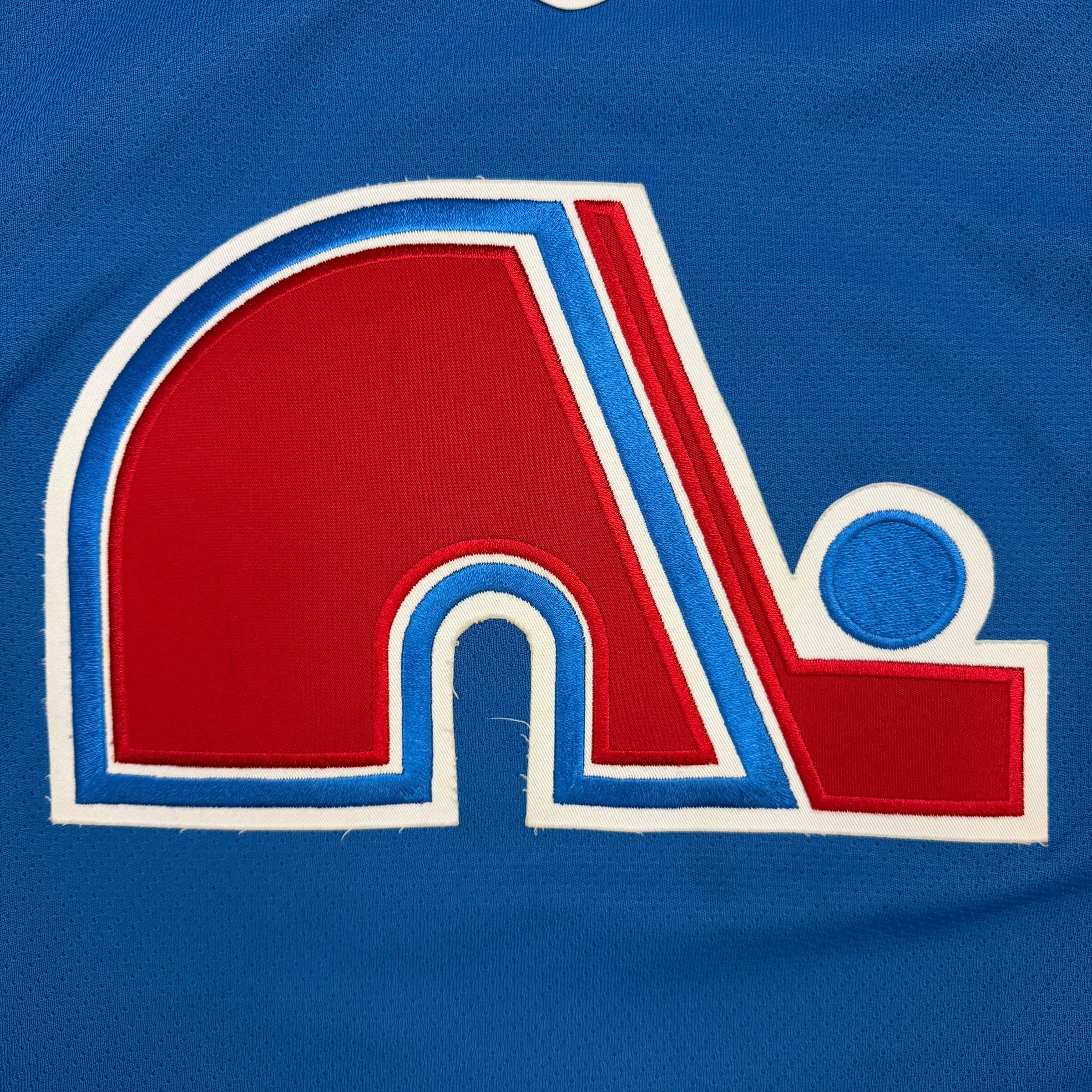 Vintage Quebec Nordiques CCM Jersey Blue