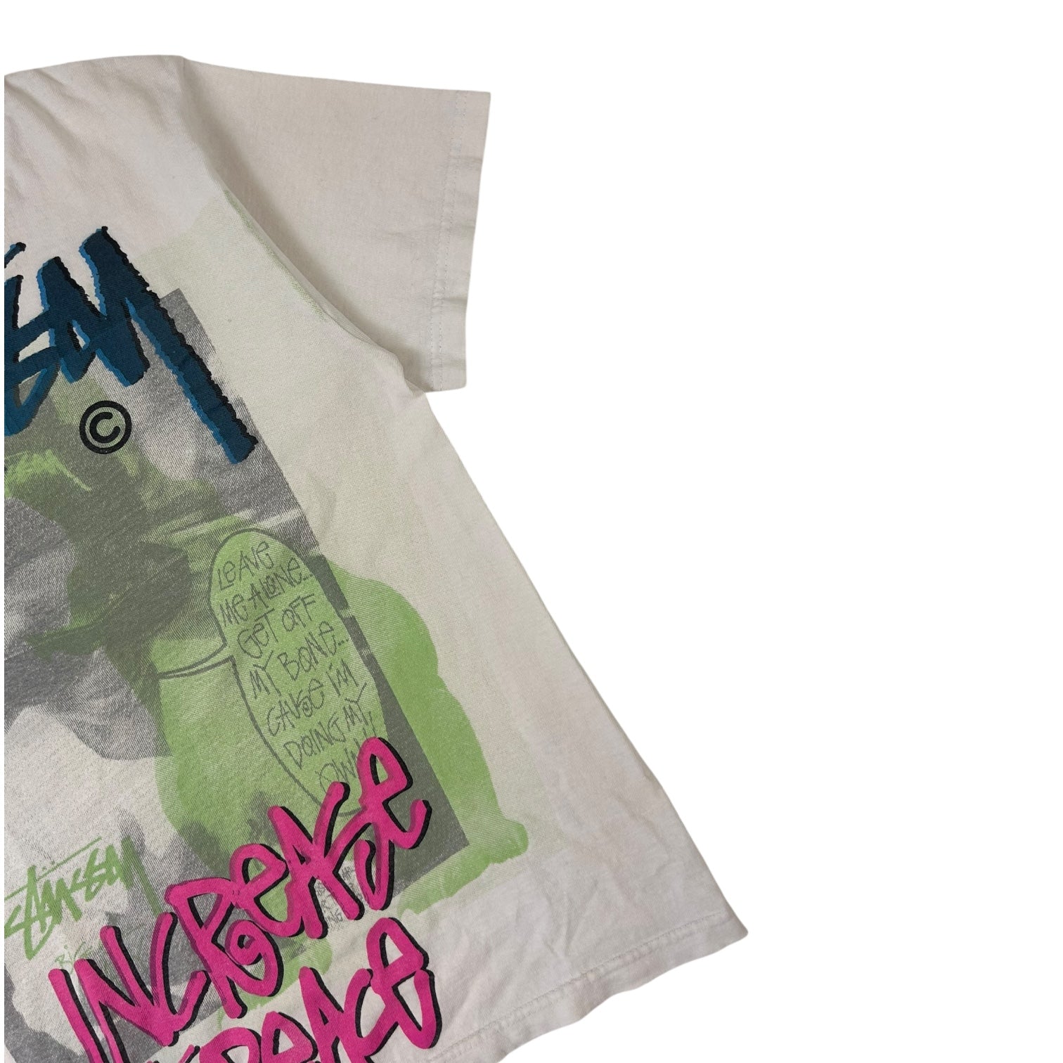 Stussy Increase The Peace T-Shirt White