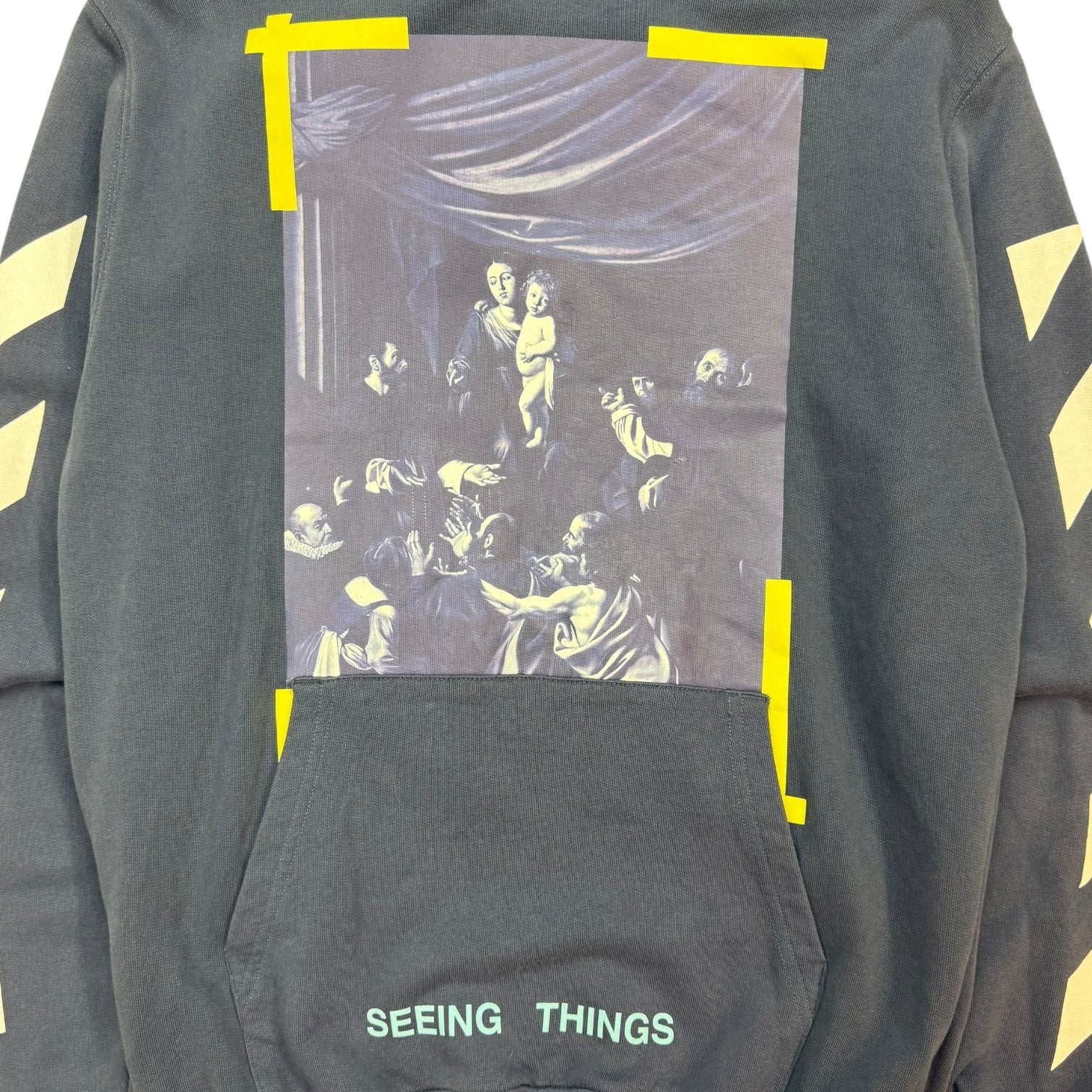 Off-White Caravaggio Hoodie Navy