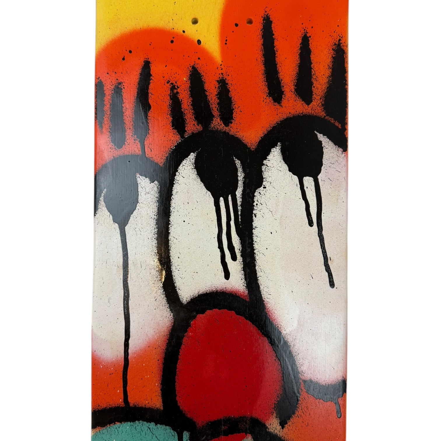 Slawn Skateboard Deck Yellow/Orange