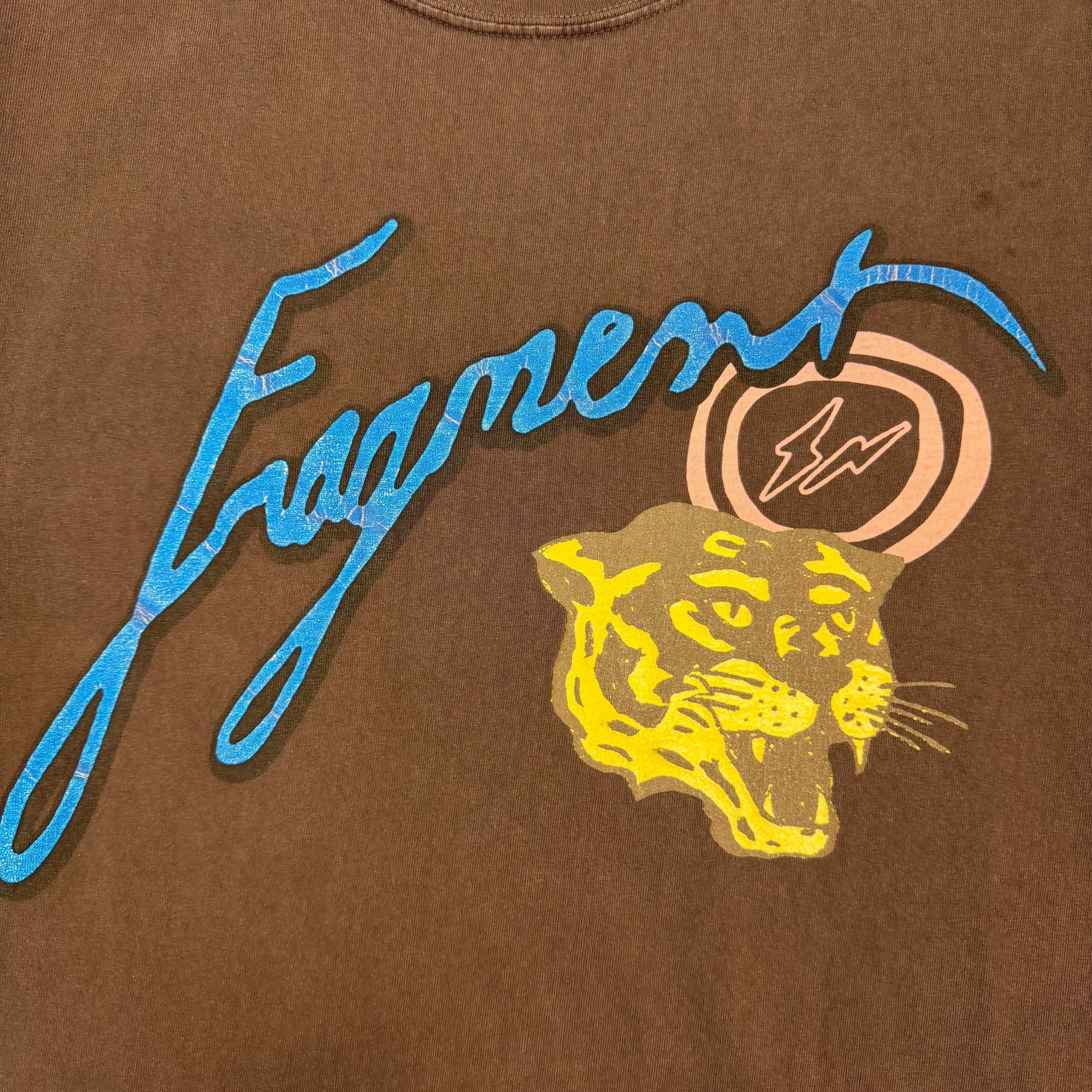 Travis Scott Cactus Jack X Fragment Icons Tee Brown