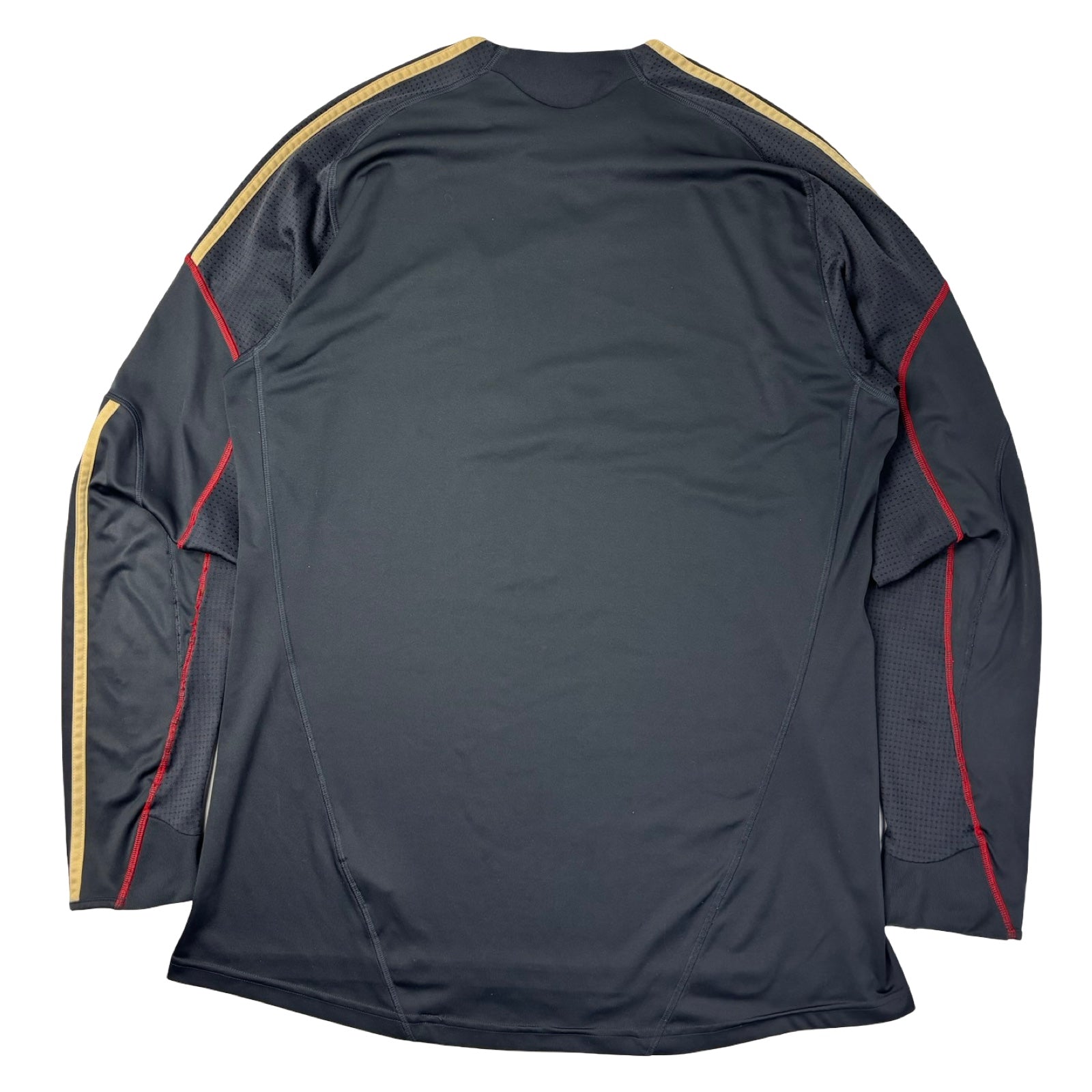 2009 Adidas Liverpool F.C. Away Soccer L/S Jersey Black & Gold