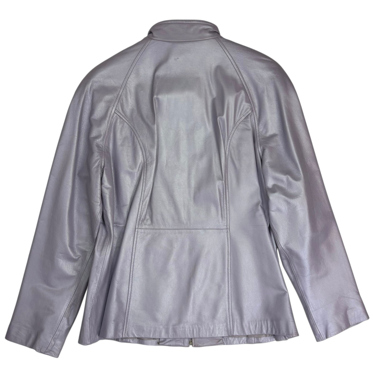 (W) Vintage Danier Leather Jacket Lavender