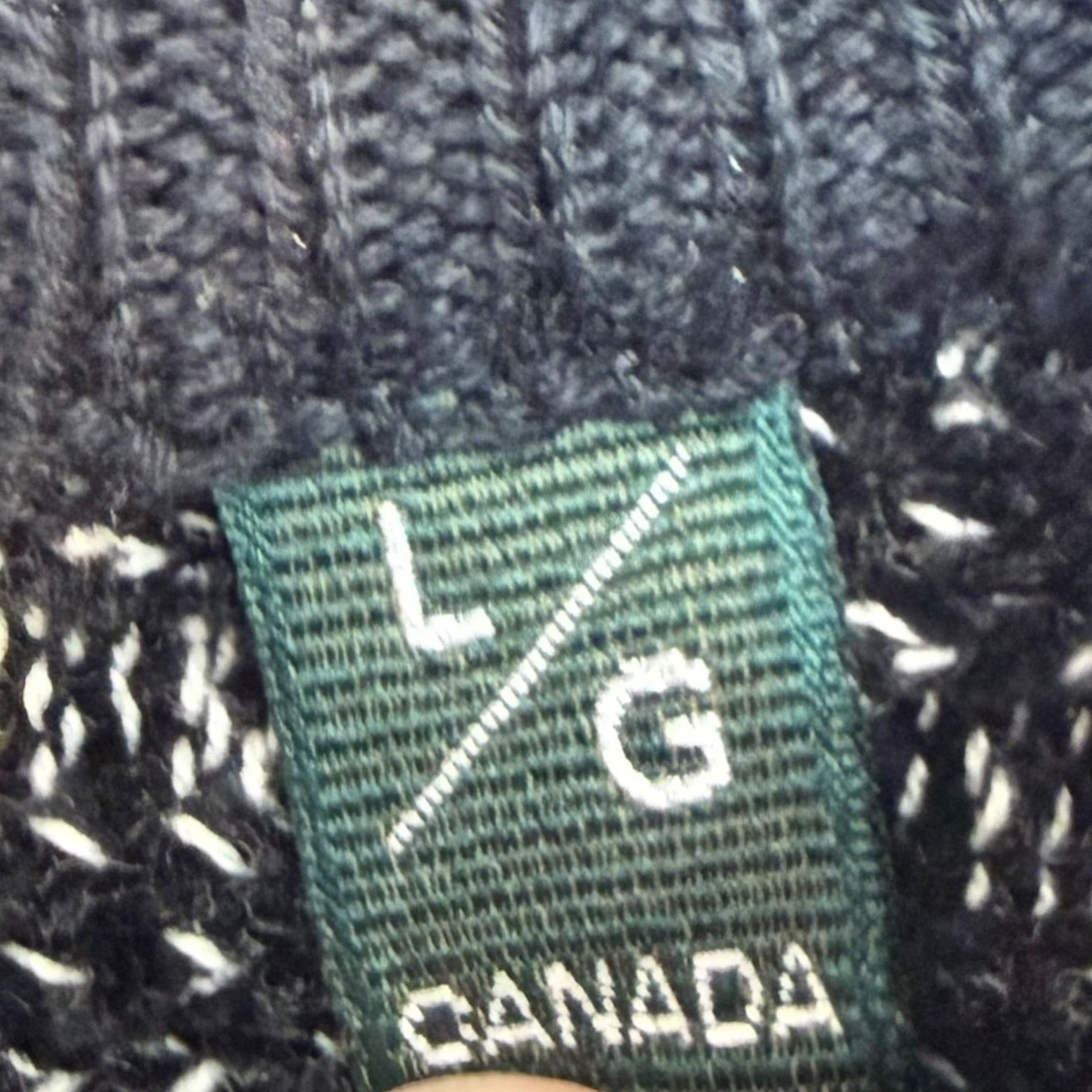 Vintage Tundra Cable Knit Sweater Black/Grey