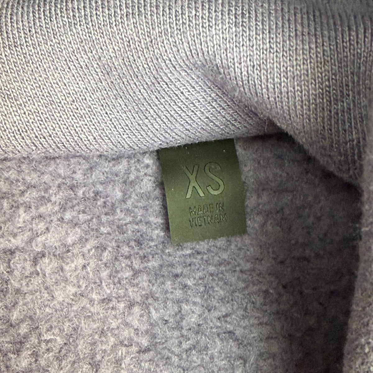Fear of God Essentials Heavy Fleece Full Zip Hoodie Lavender