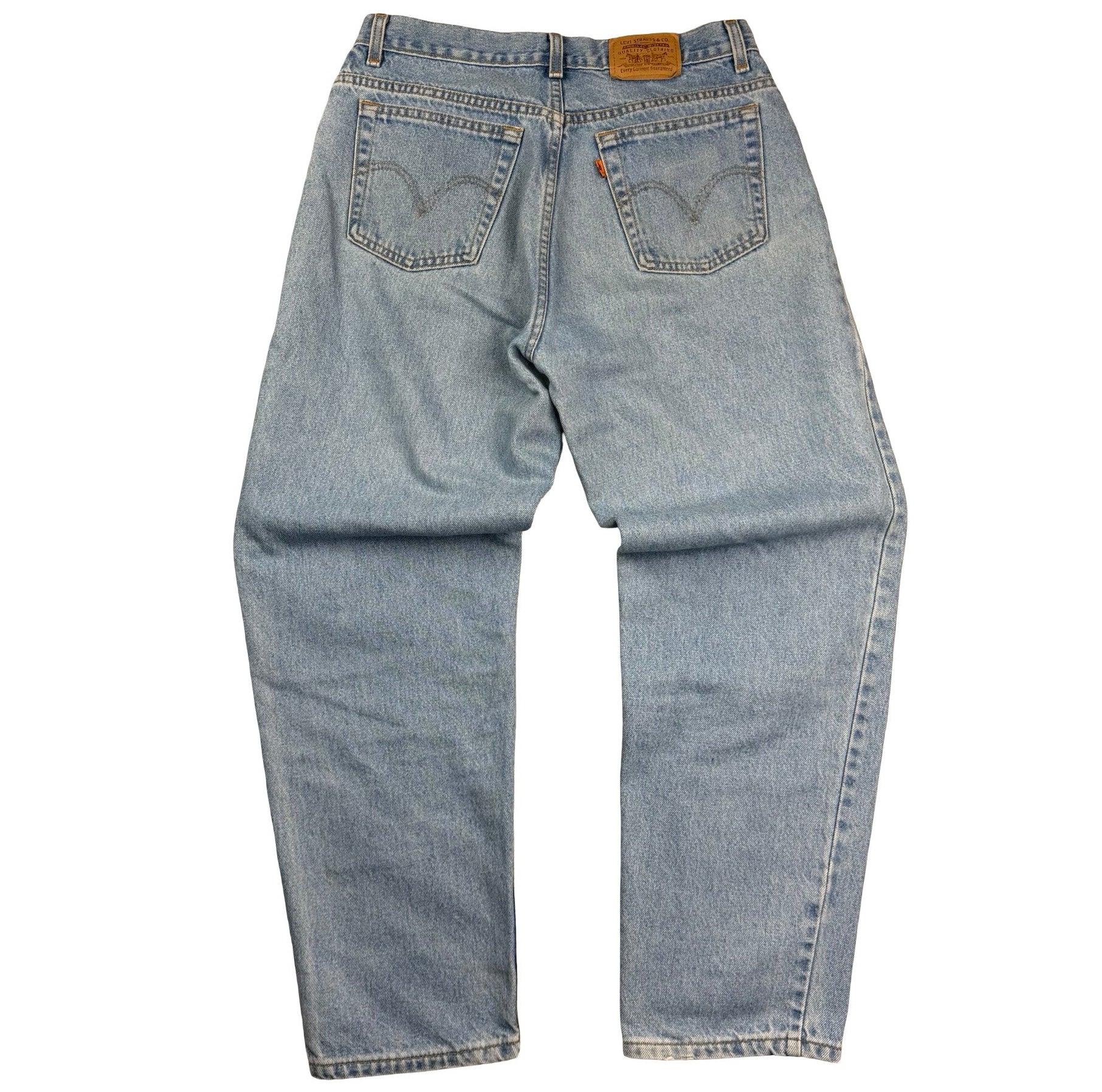 Vintage Levi’s 506 Light Wash Orange Tab Jeans Blue