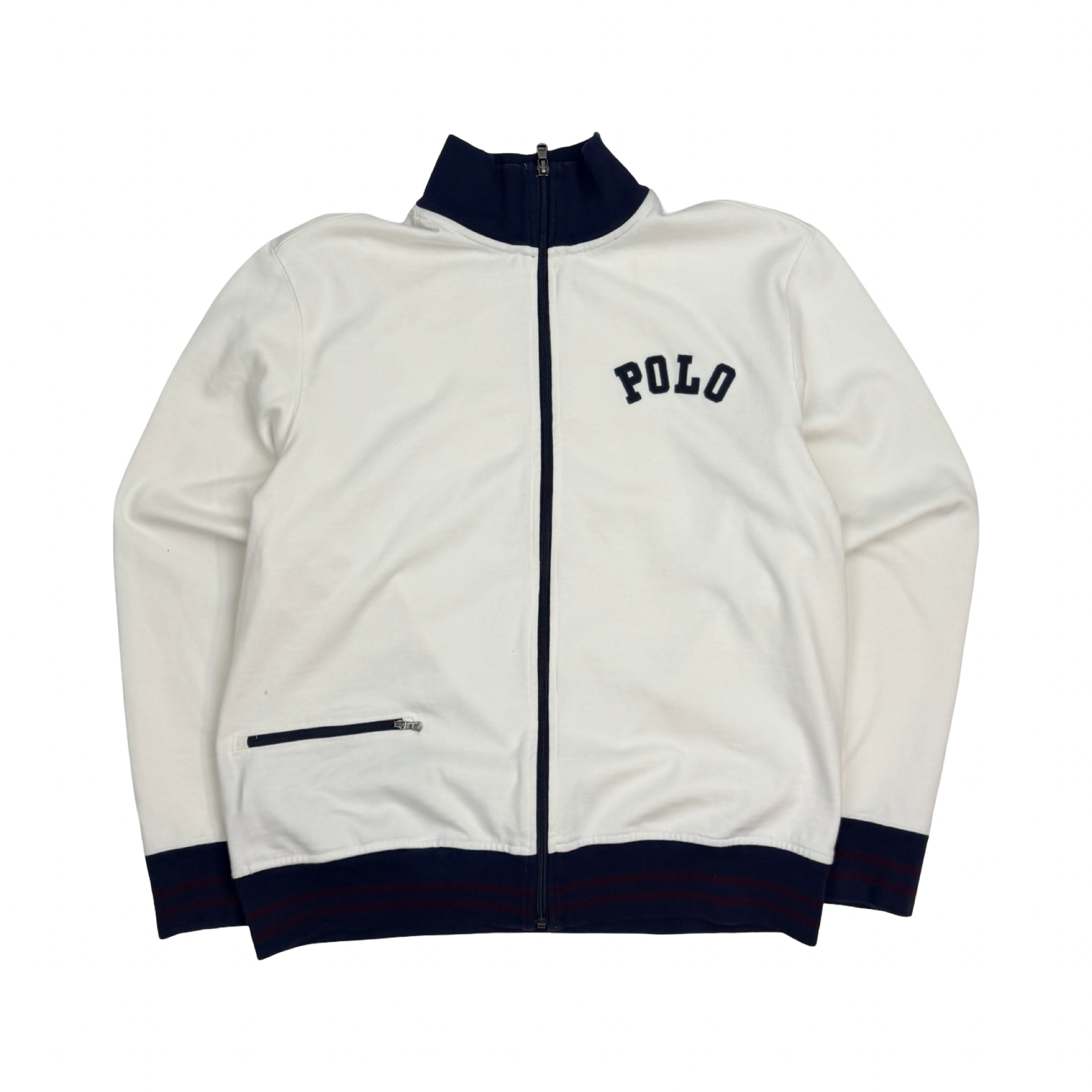 Vintage Polo Ralph Lauren Track Jacket White