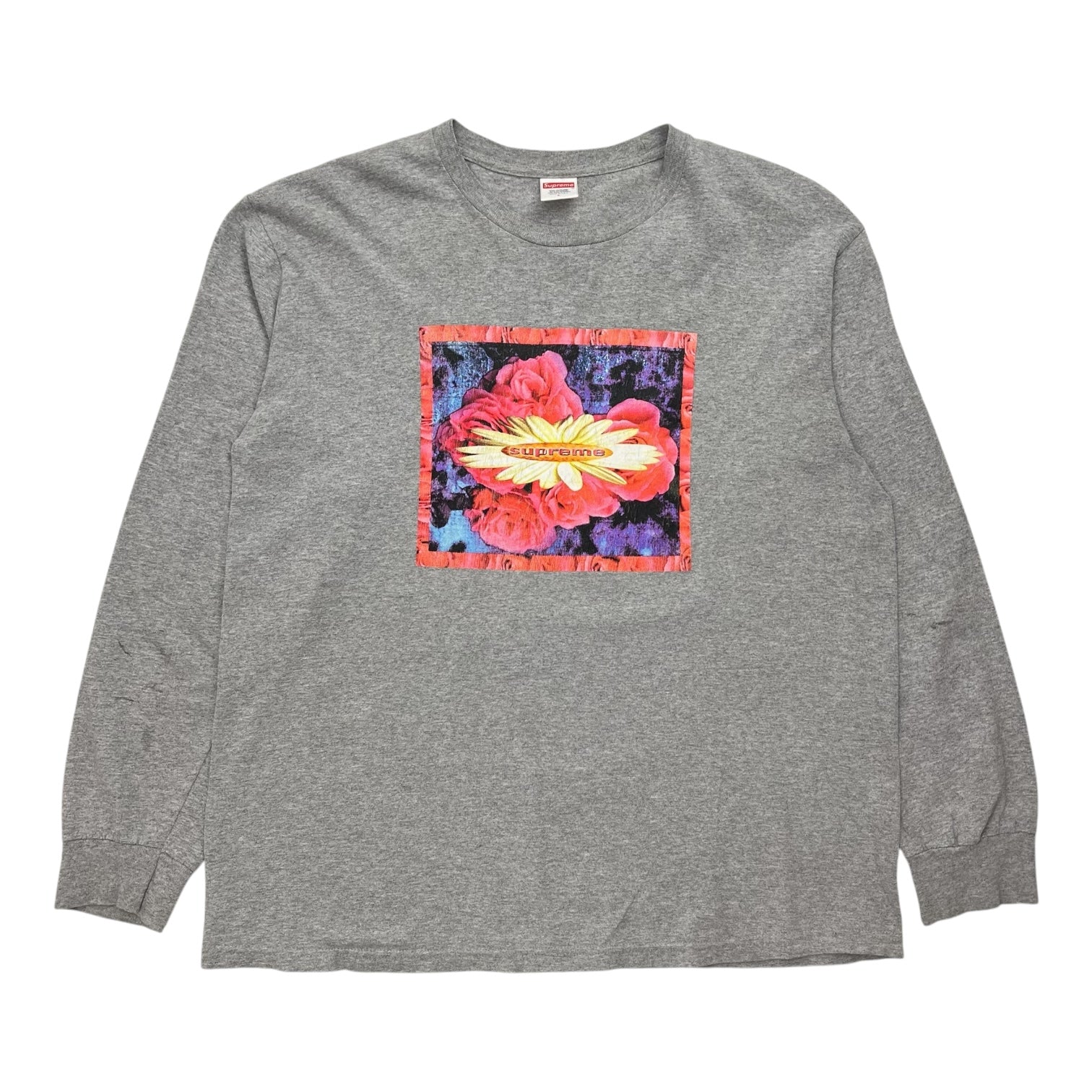 Supreme Bloom Long Sleeve Tee Grey