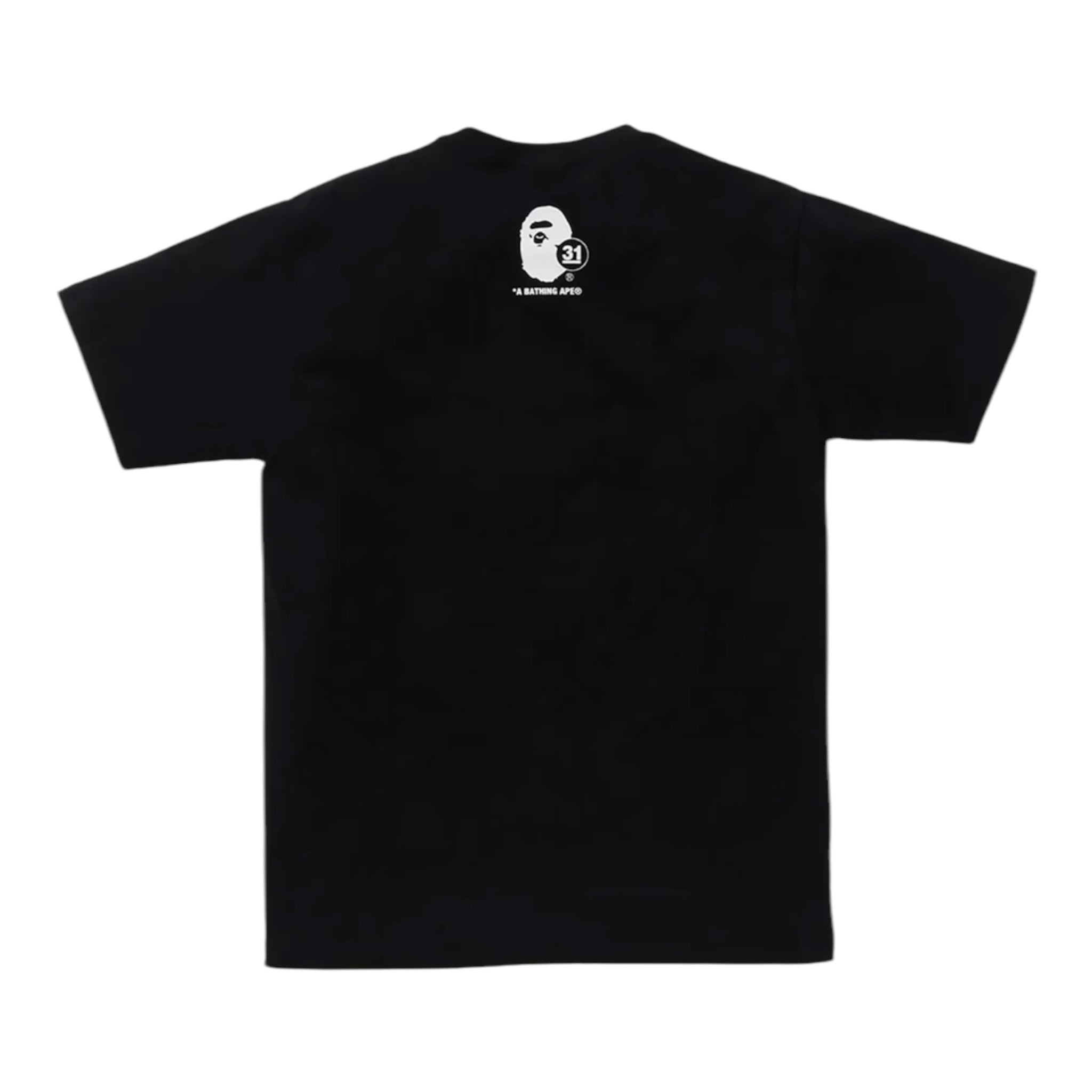 BAPE A Bathing Ape 31st Anniversary Ape Head Tee Black