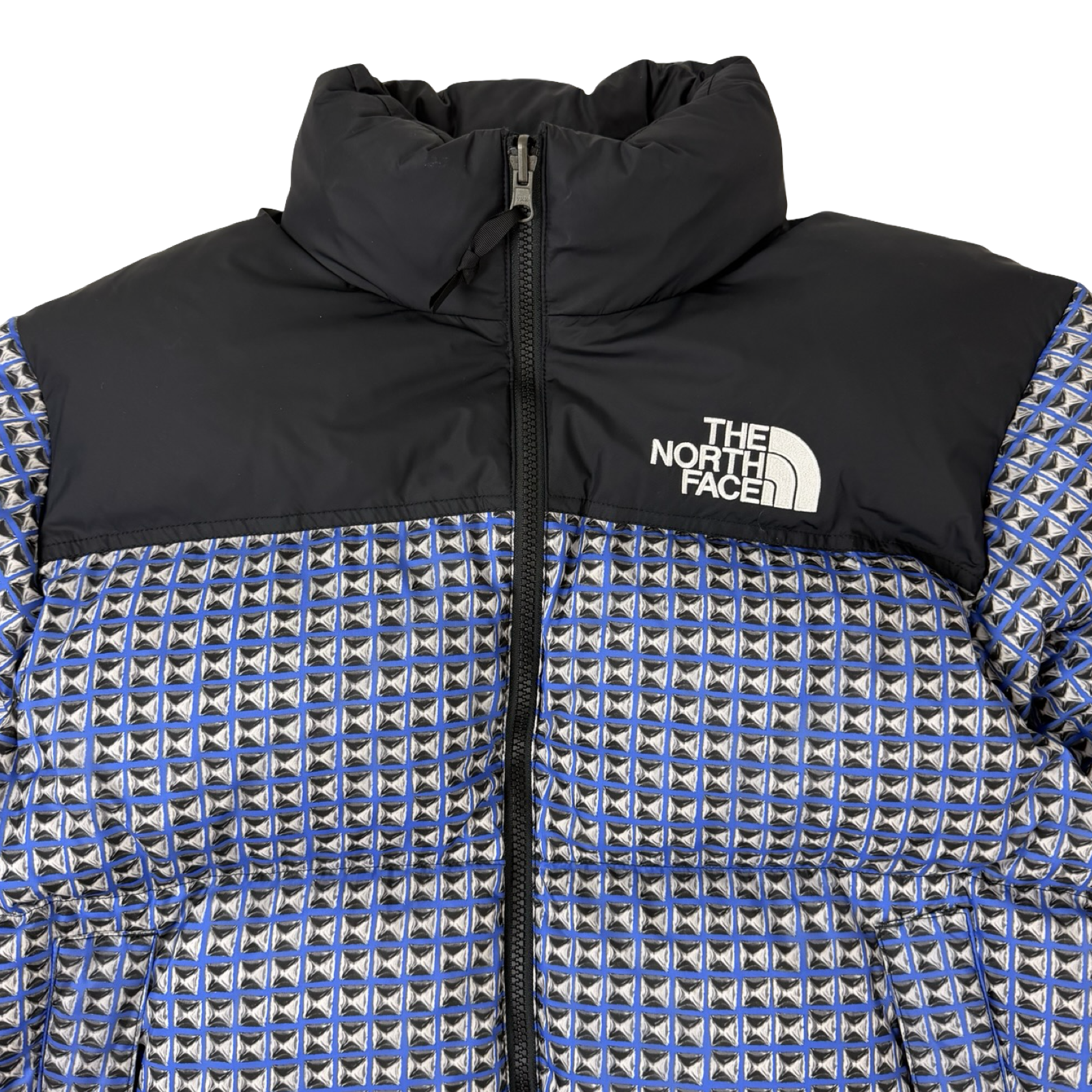 Supreme x The North Face Studded Nuptse Jacket Blue/Black