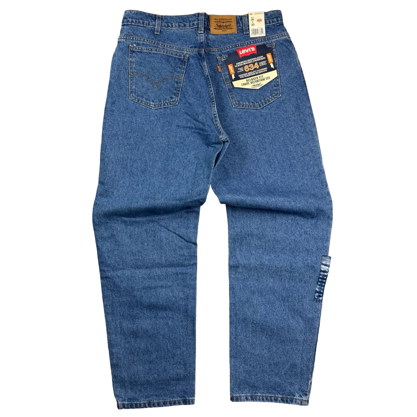 Vintage Levi’s 634 Orange Tab Denim Jeans Blue