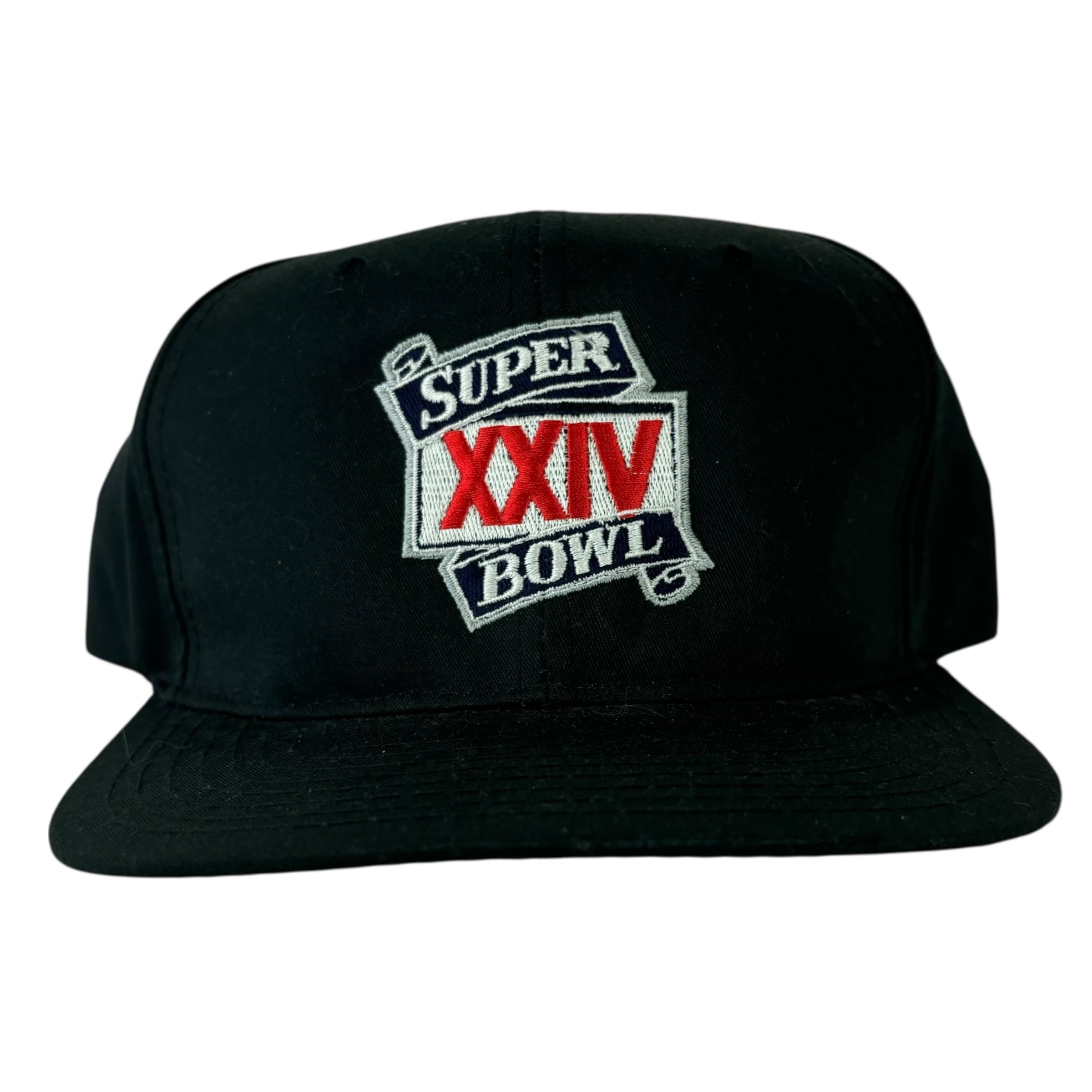 Vintage Super Bowl XXIV SnapBack Hat Black