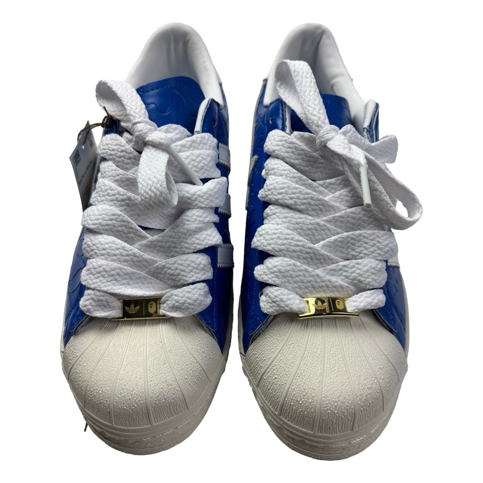 Bape x Adidas Superstar Vintage Blue White