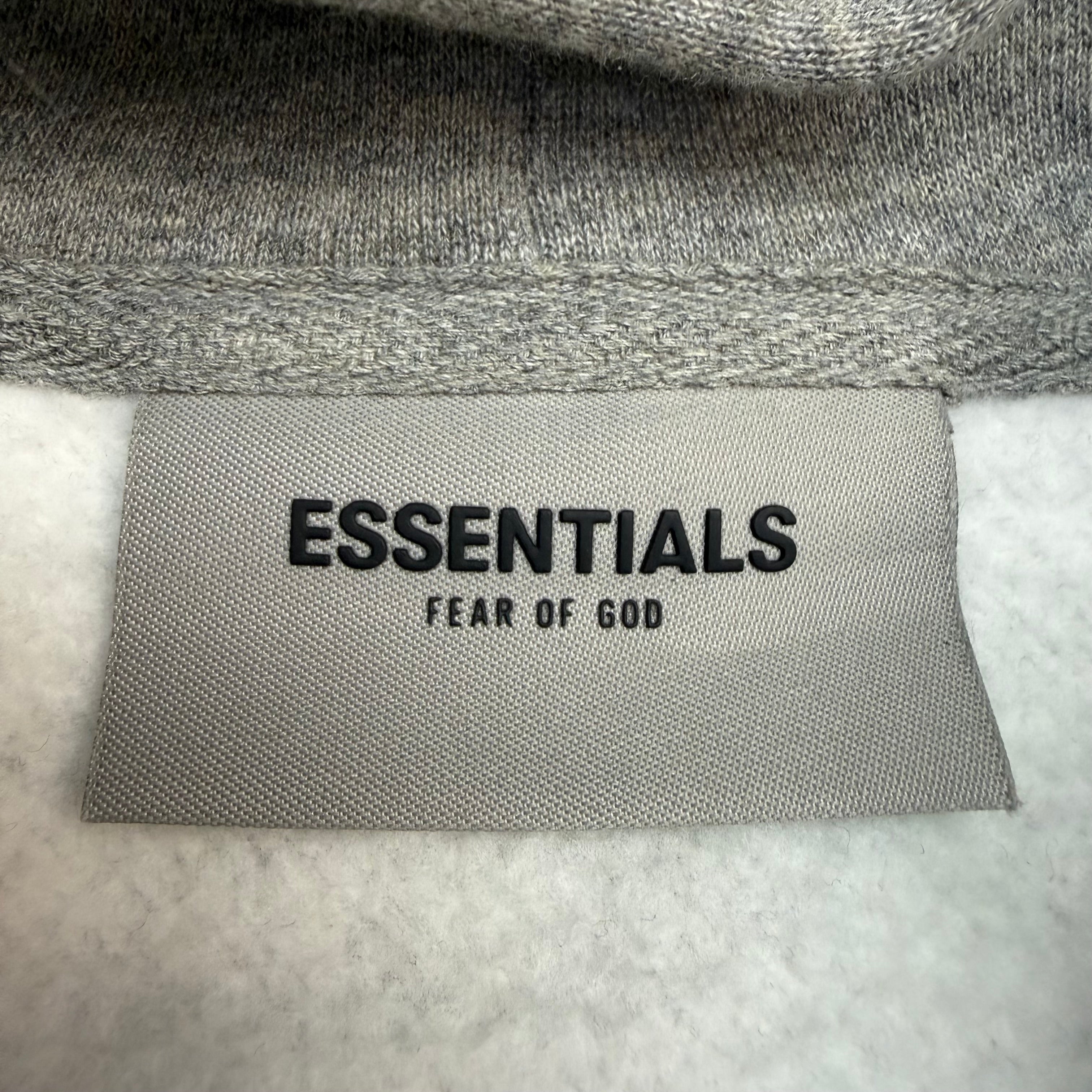 Fear Of God Essentials Hoodie Dark Heather Grey