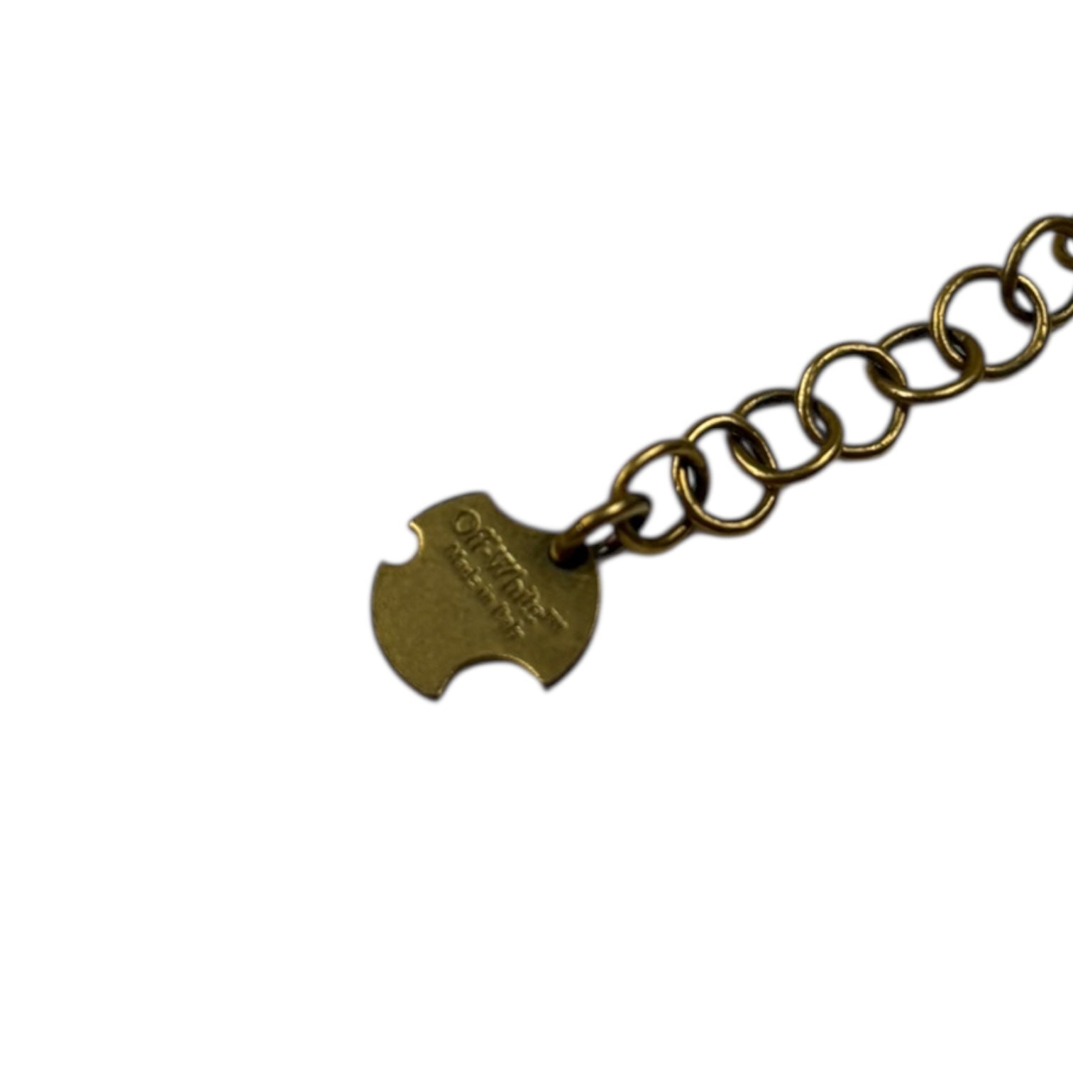 Off-White 2013 Arrow Chain Bracelet Gold