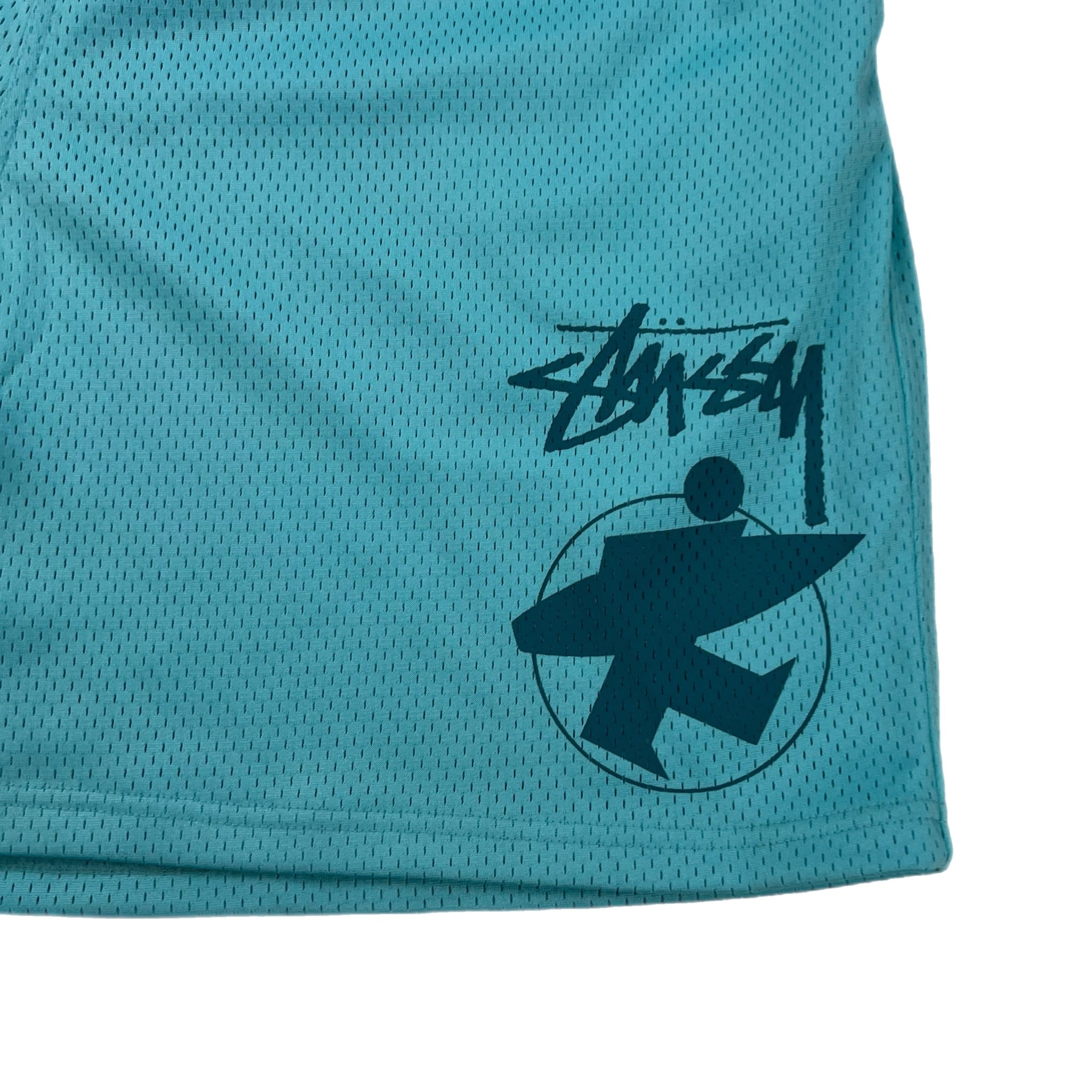 Stussy Surfman Mesh Shorts Aqua