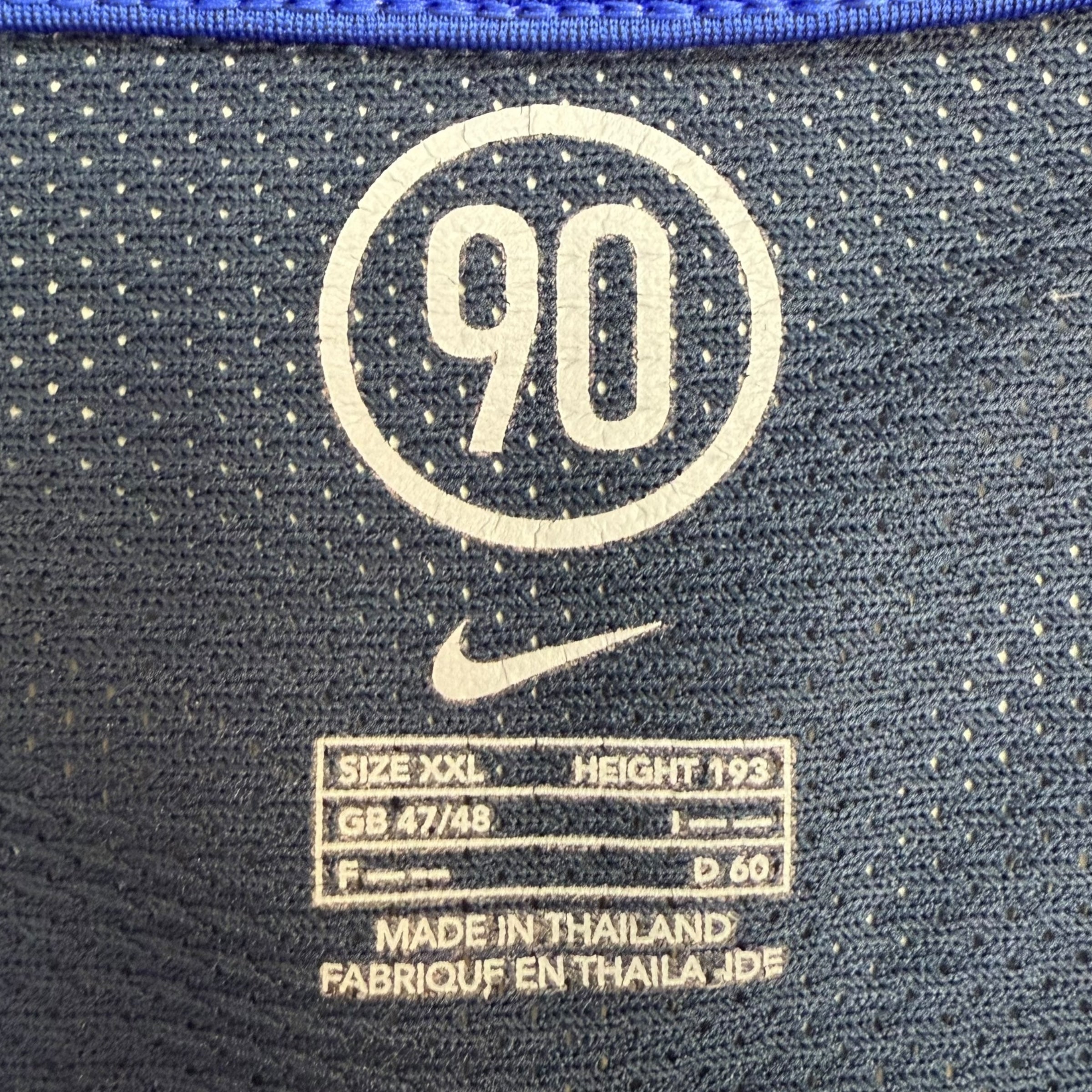 2002 T90 Manchester United Third Jersey Blue