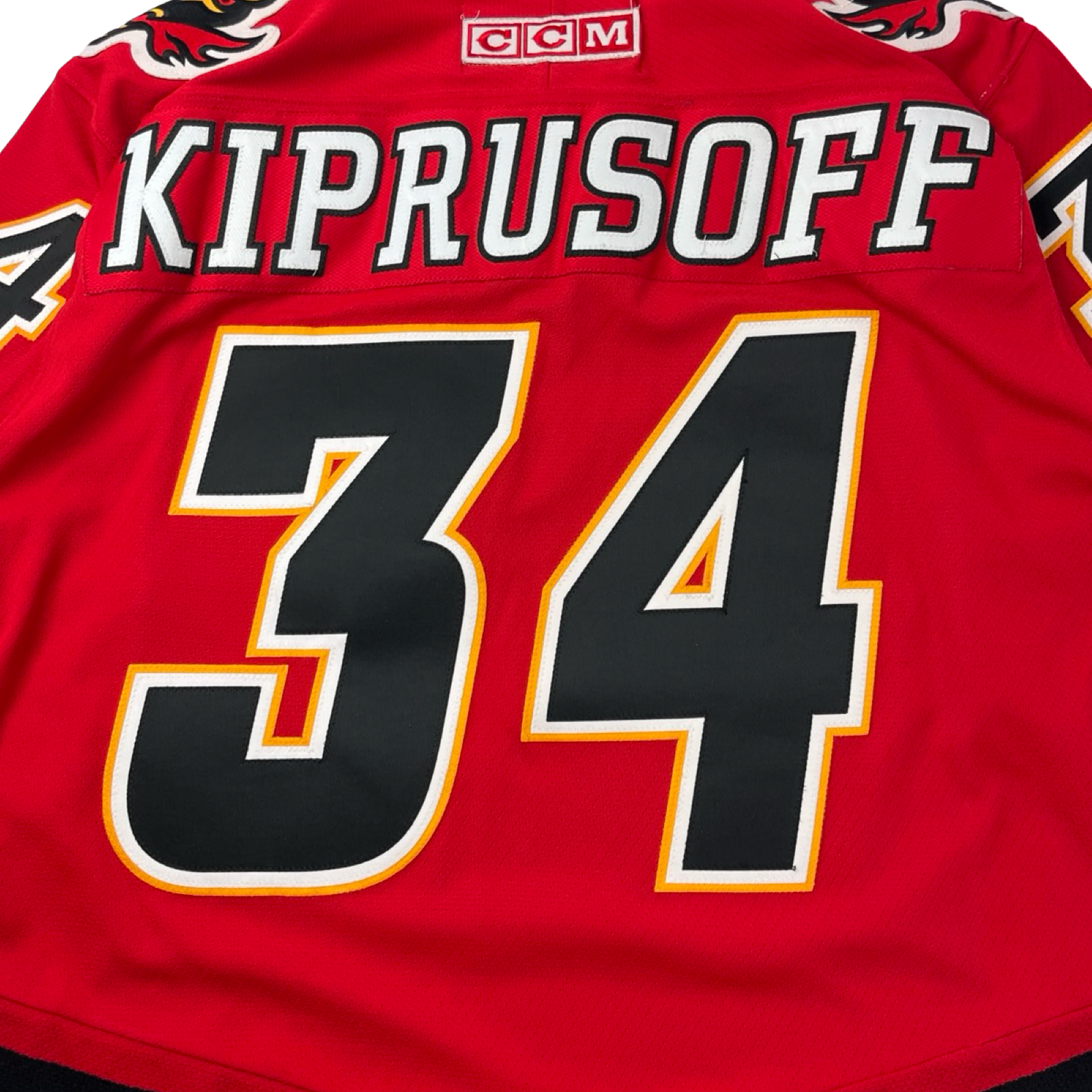 Vintage CCM Calgary Flames Mikka Kiprusoff NHL Home Jersey