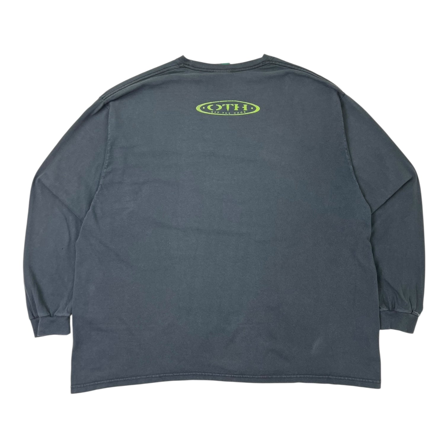 Vintage Off The Hook Skateboard Long Sleeve T-Shirt Black