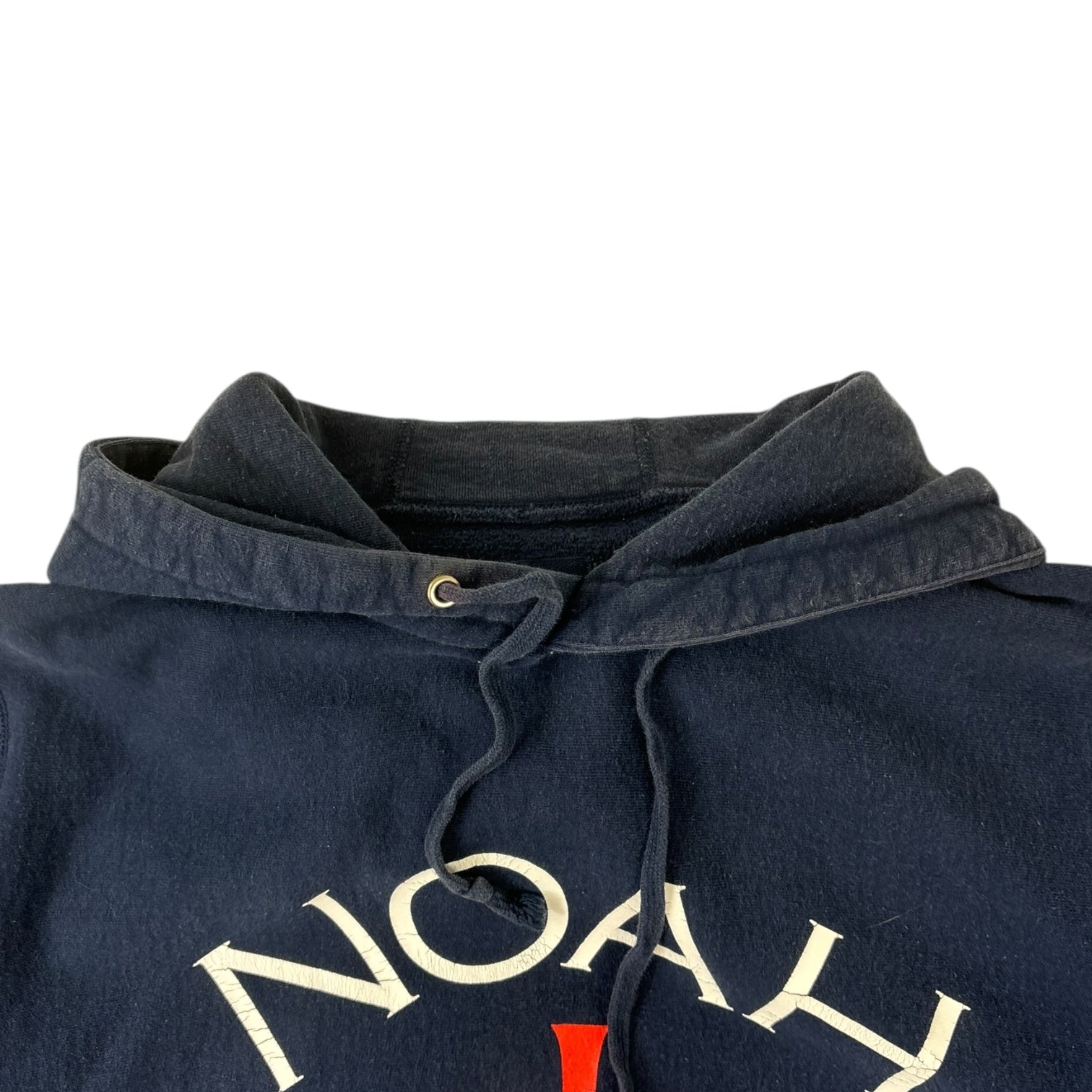 Noah Core Logo Hoodie Navy