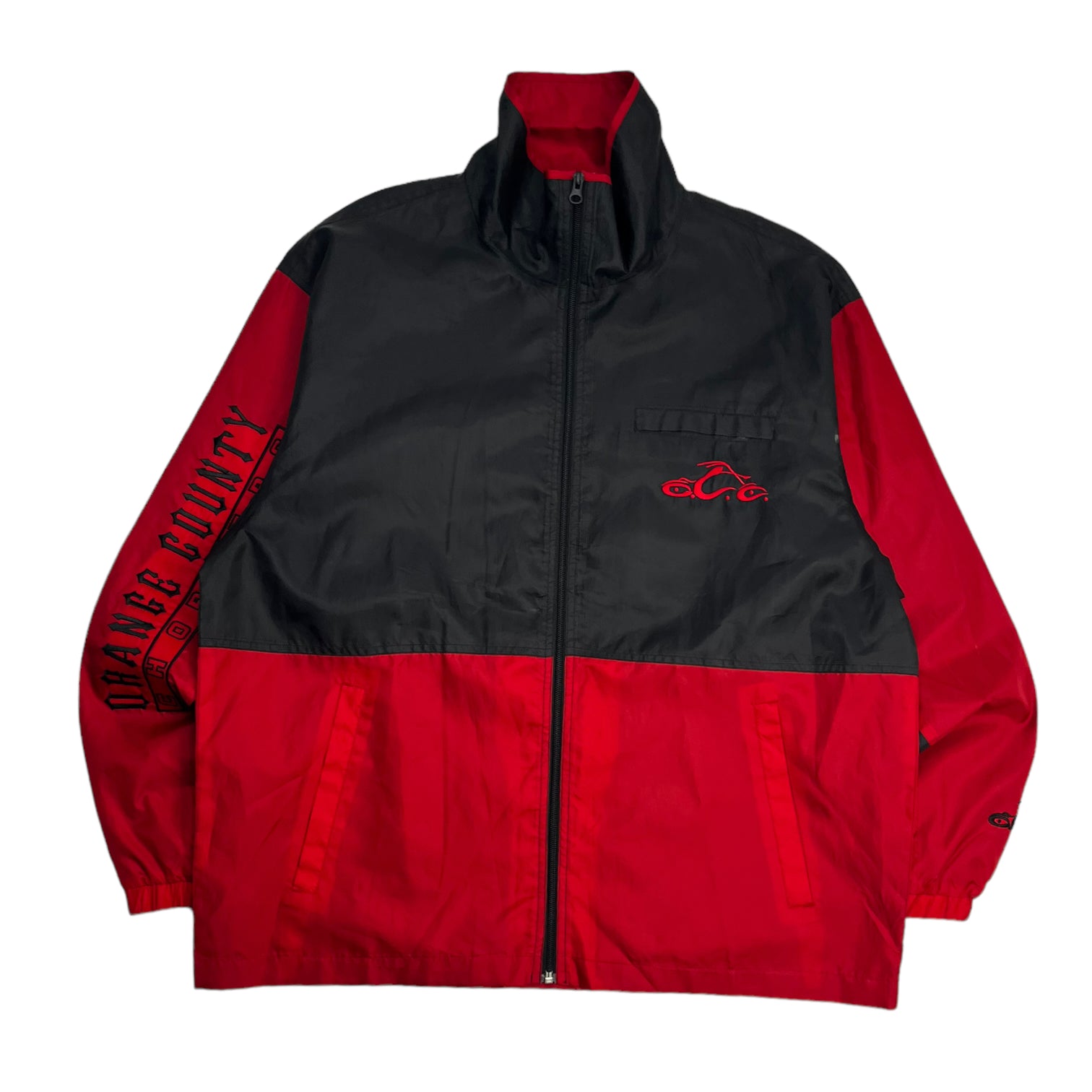 Vintage Orange County Chopperz Windbreaker Black/Red