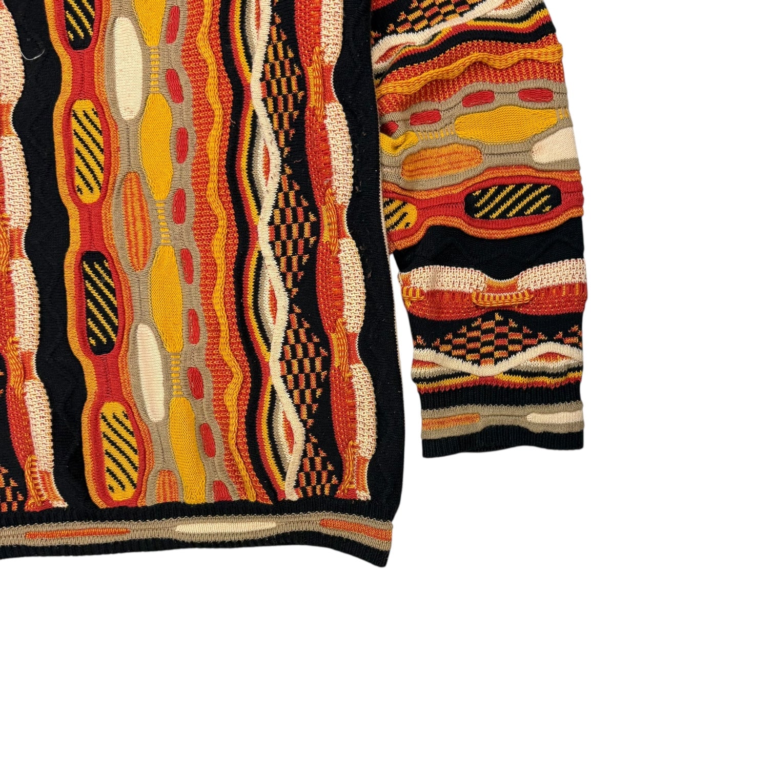 Vintage Cable Knit Sweater Multicolour