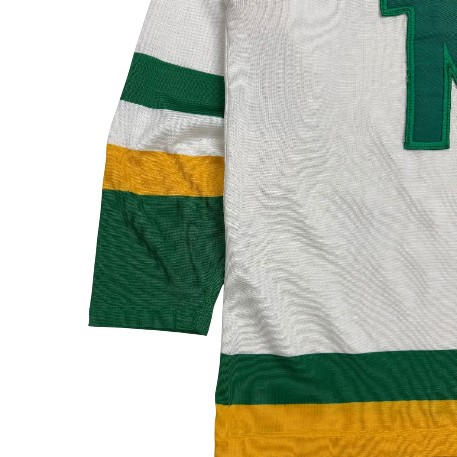 Vintage Sandow Minnesota North Stars Away Jersey White/Green