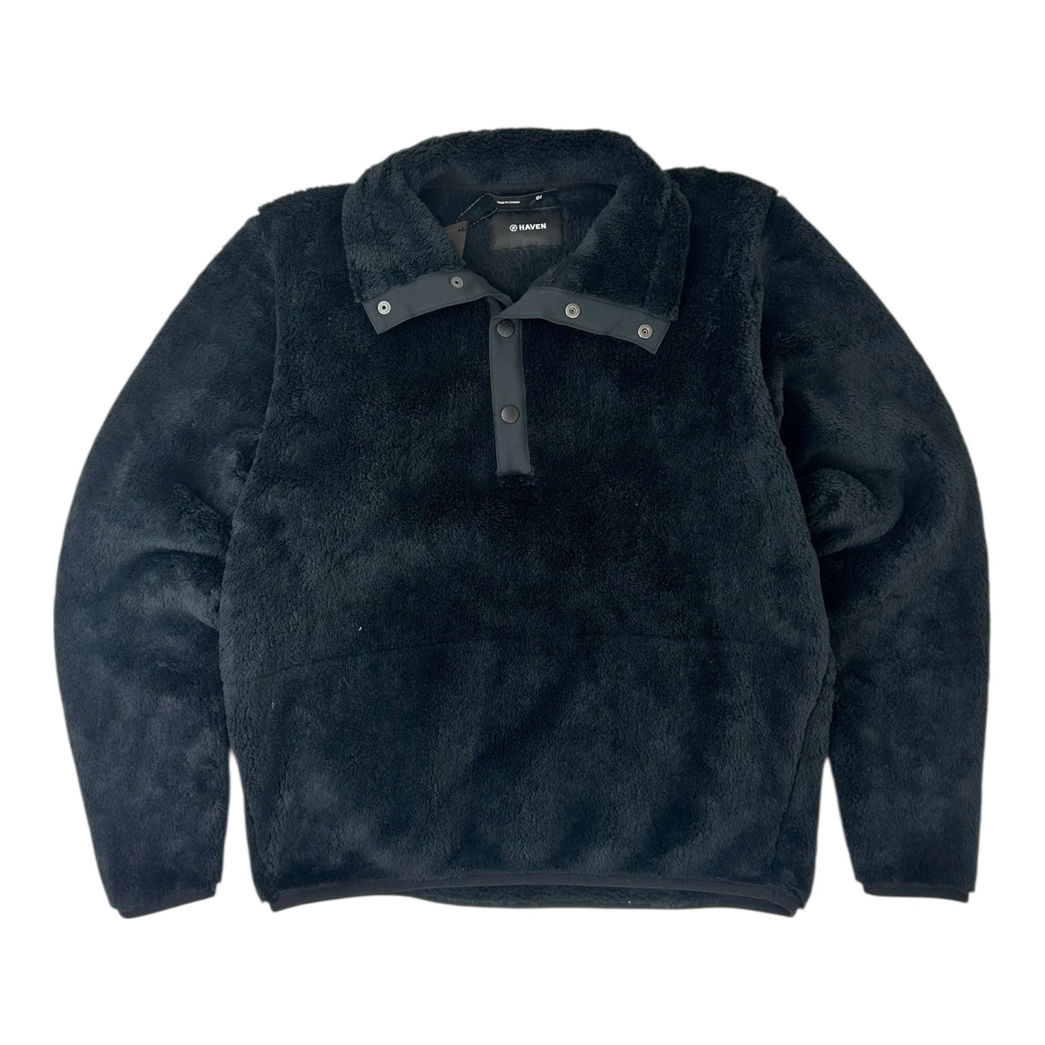 Haven PolarTec 1/4 Button Fleece Jacket Black