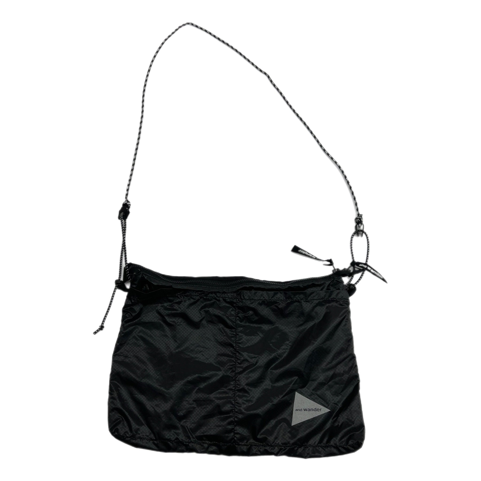 And Wander Cordura Sacoche Bag Charcoal