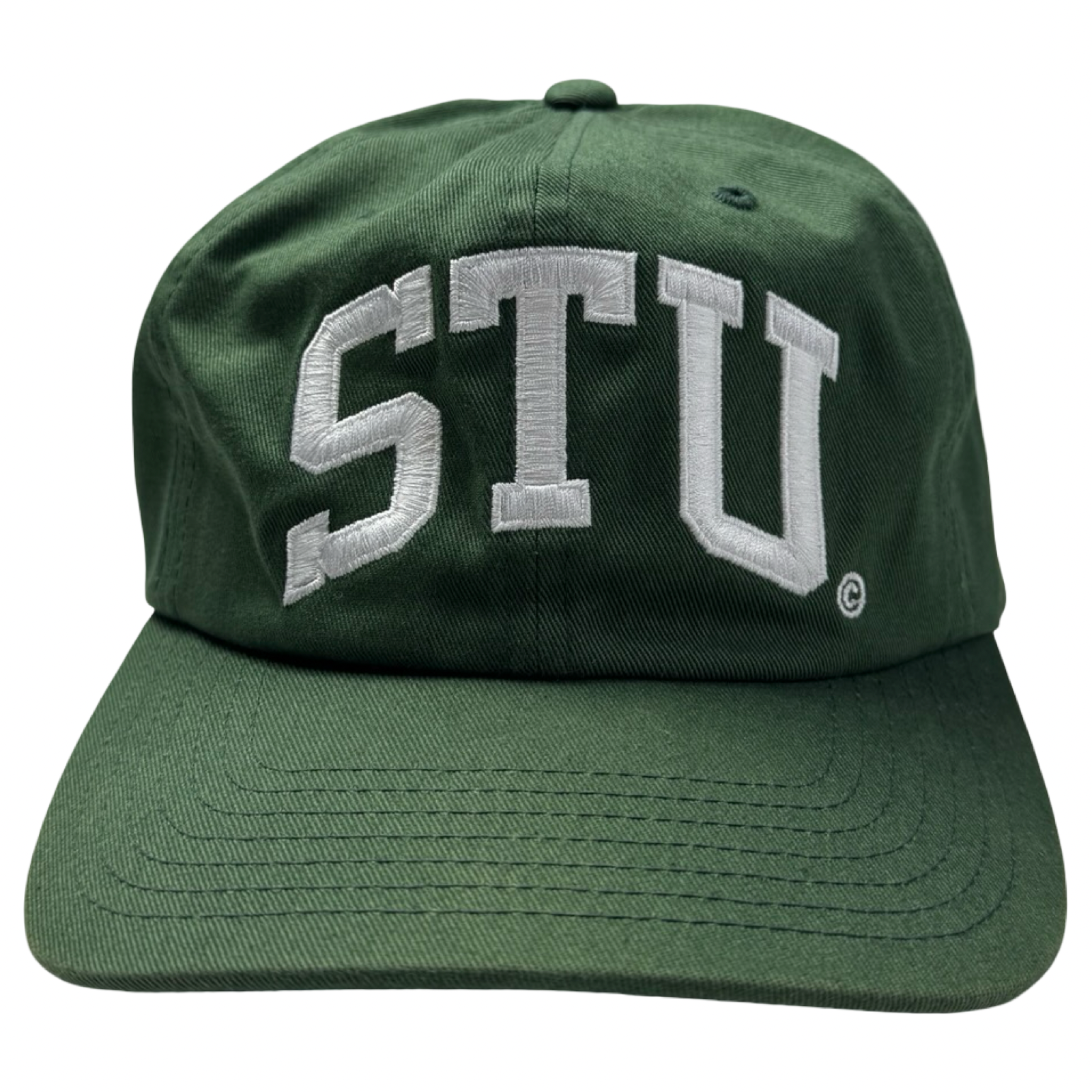 Stussy Stu Arch Strapback Hat Forest