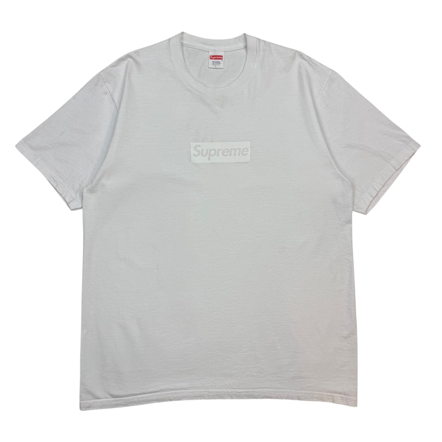 Supreme Tonal Box Logo Tee White