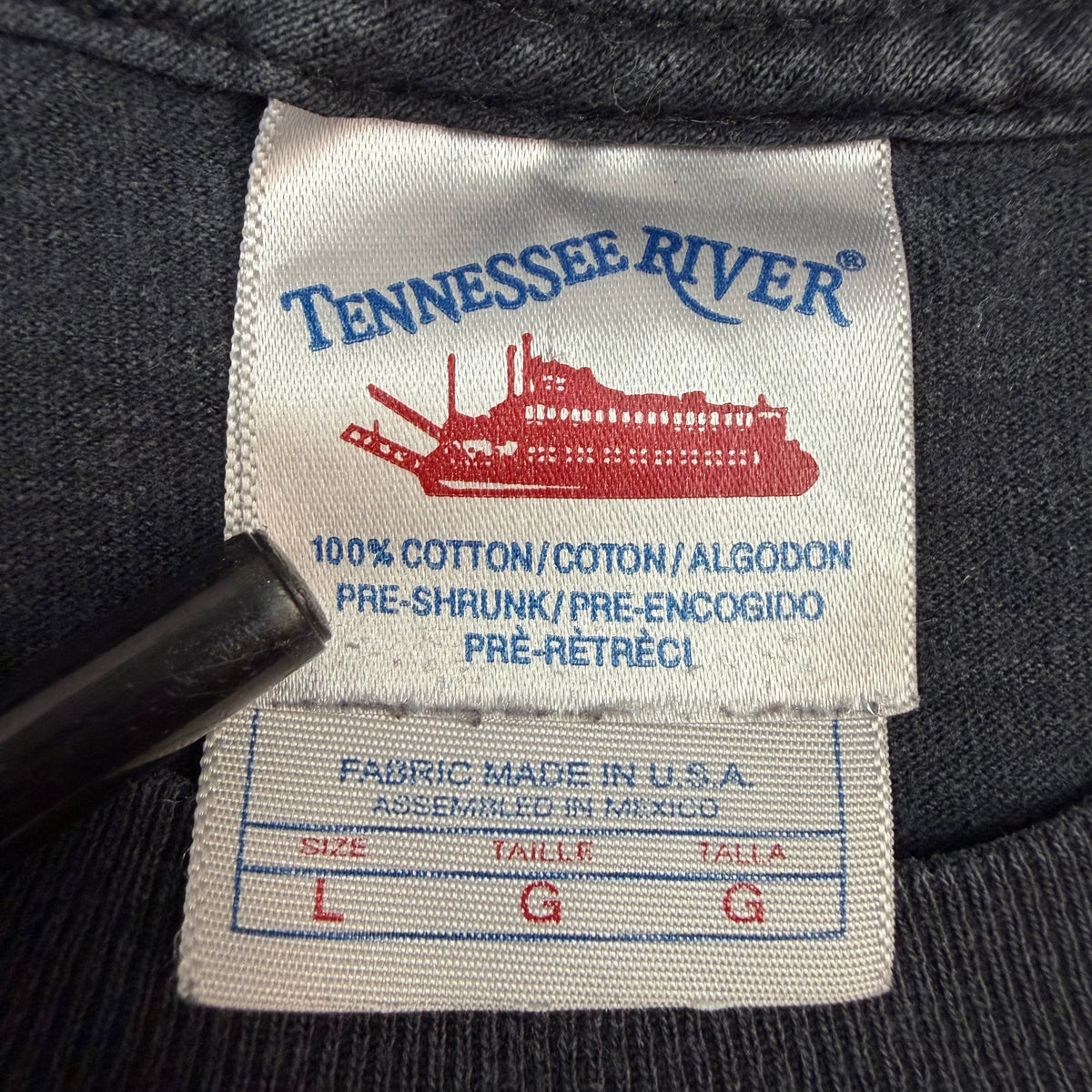 Vintage Wreck Ah Bumper T&T Boyz Tee Faded Black