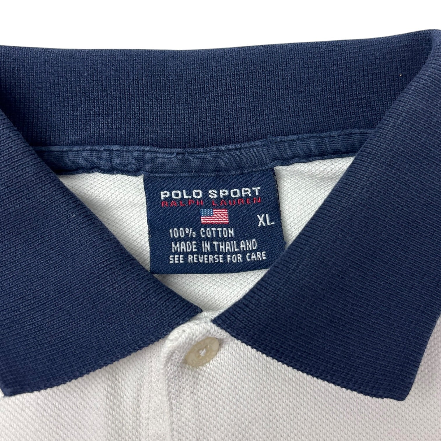 Vintage Polo Sport Polo Shirt White