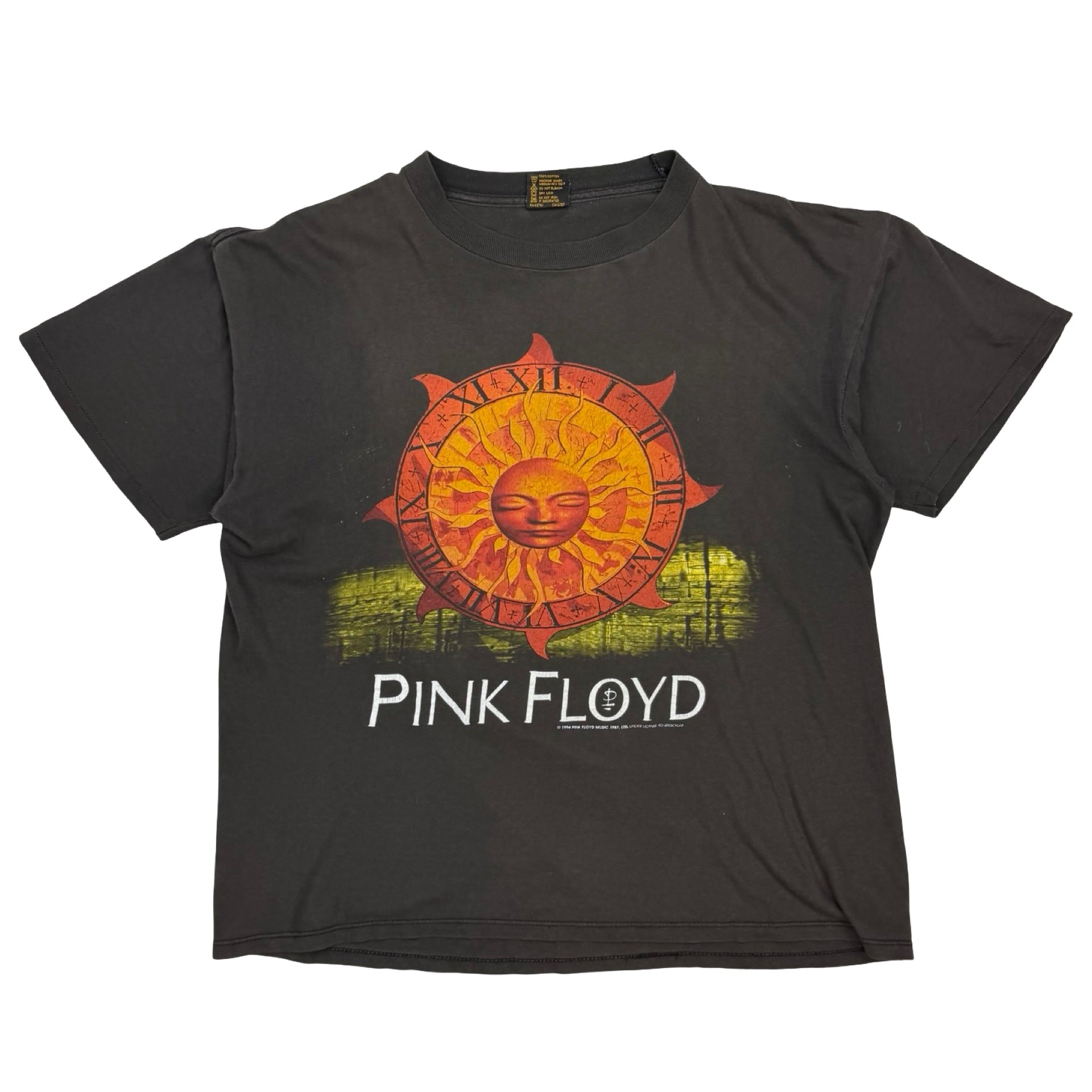 1994 Pink Floyd Sun Dial North American Tour Tee Black